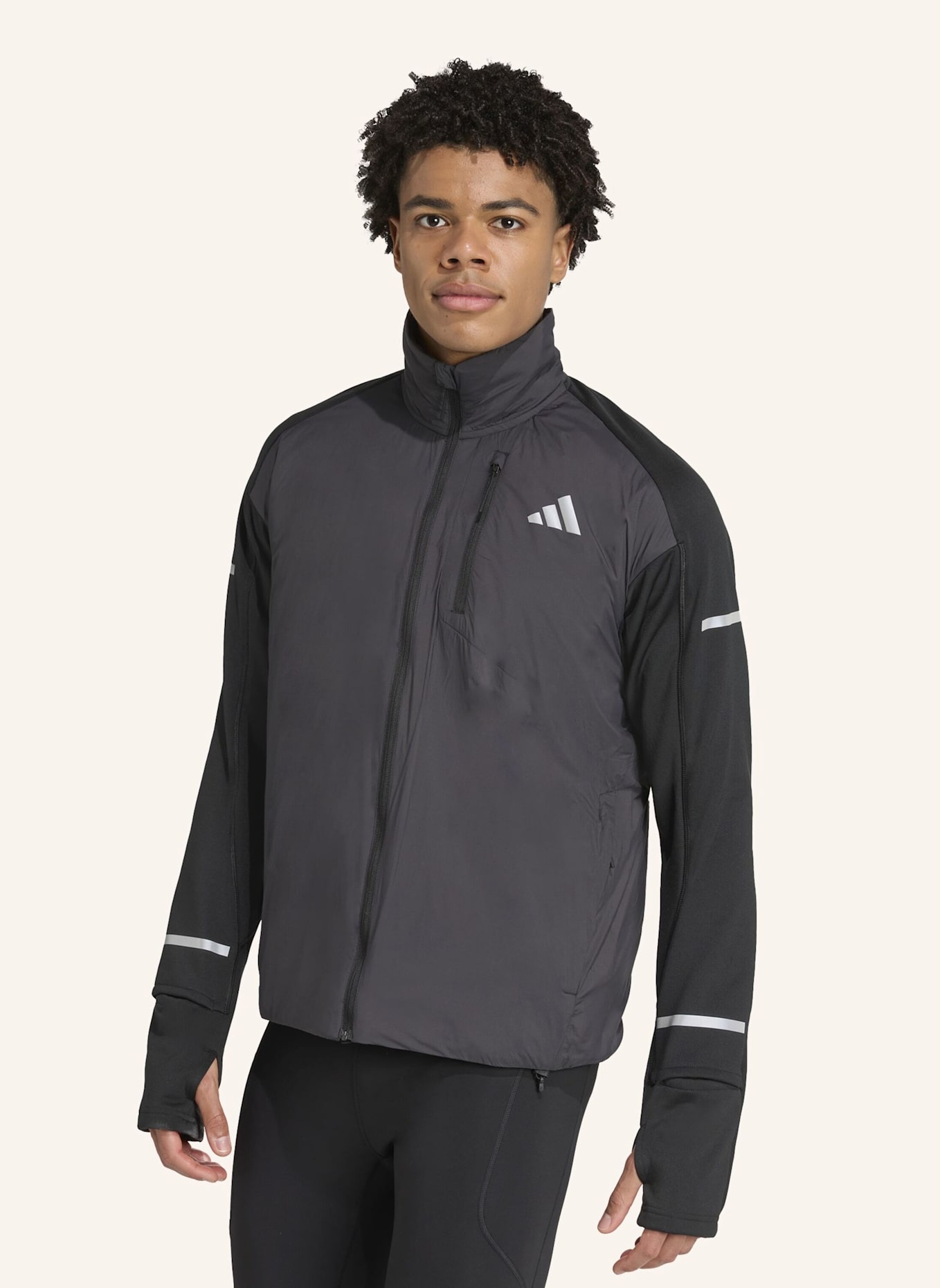 adidas ADI365 RUNNING CLIMAWARM JACKE: SCHWARZ