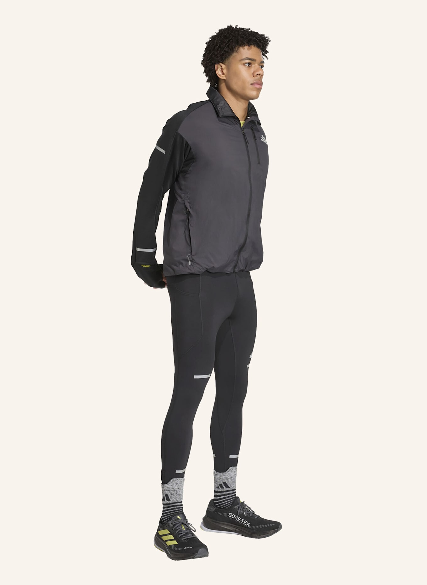 adidas ADI365 RUNNING CLIMAWARM JACKE: SCHWARZ