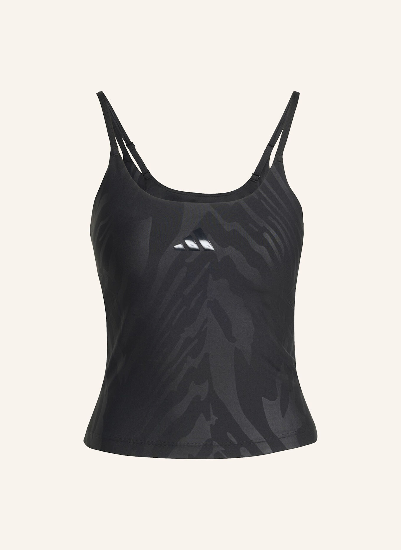 adidas AOP OPTIME TANK TOP: SCHWARZ