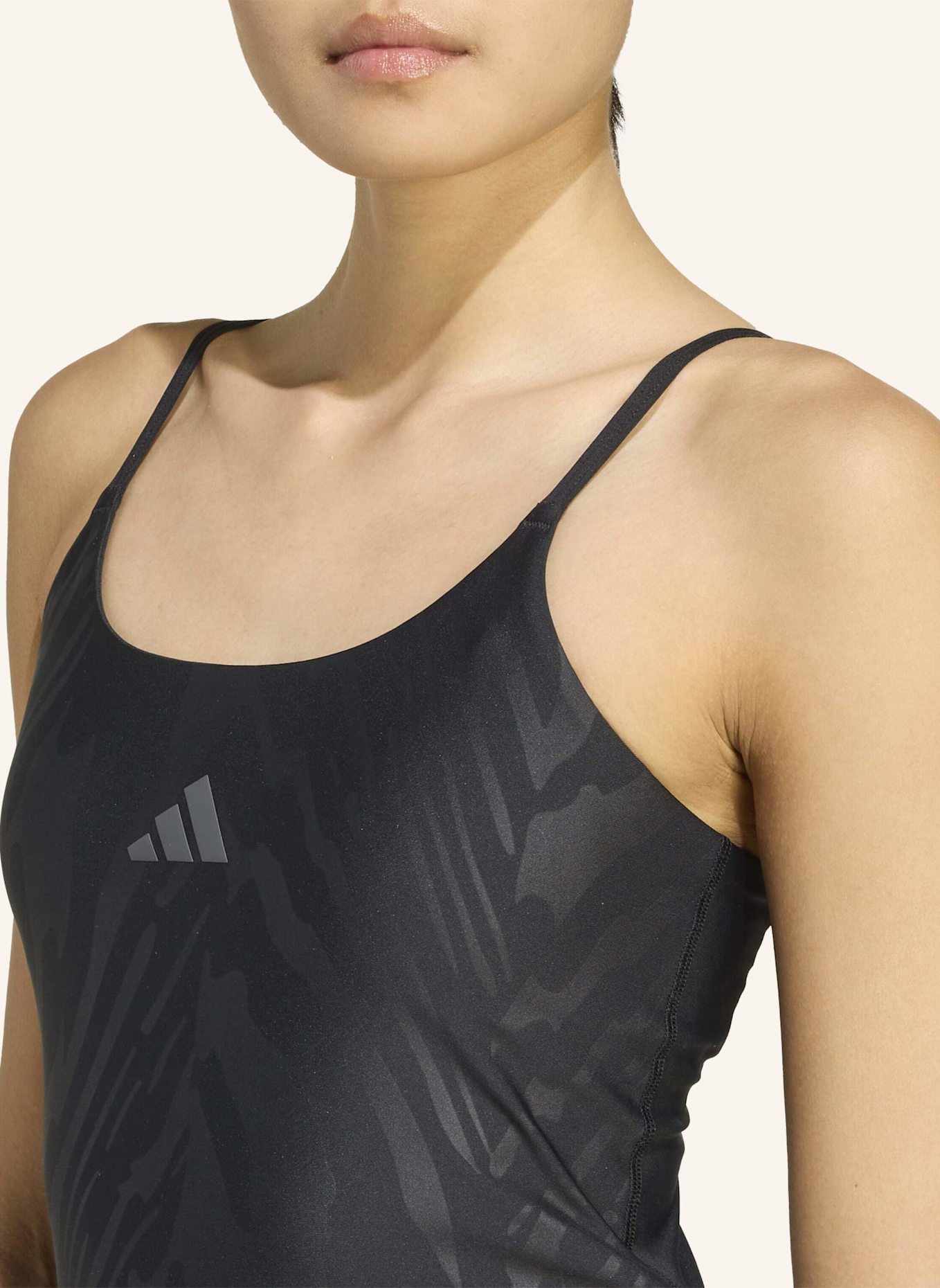 adidas AOP OPTIME TANK TOP: SCHWARZ