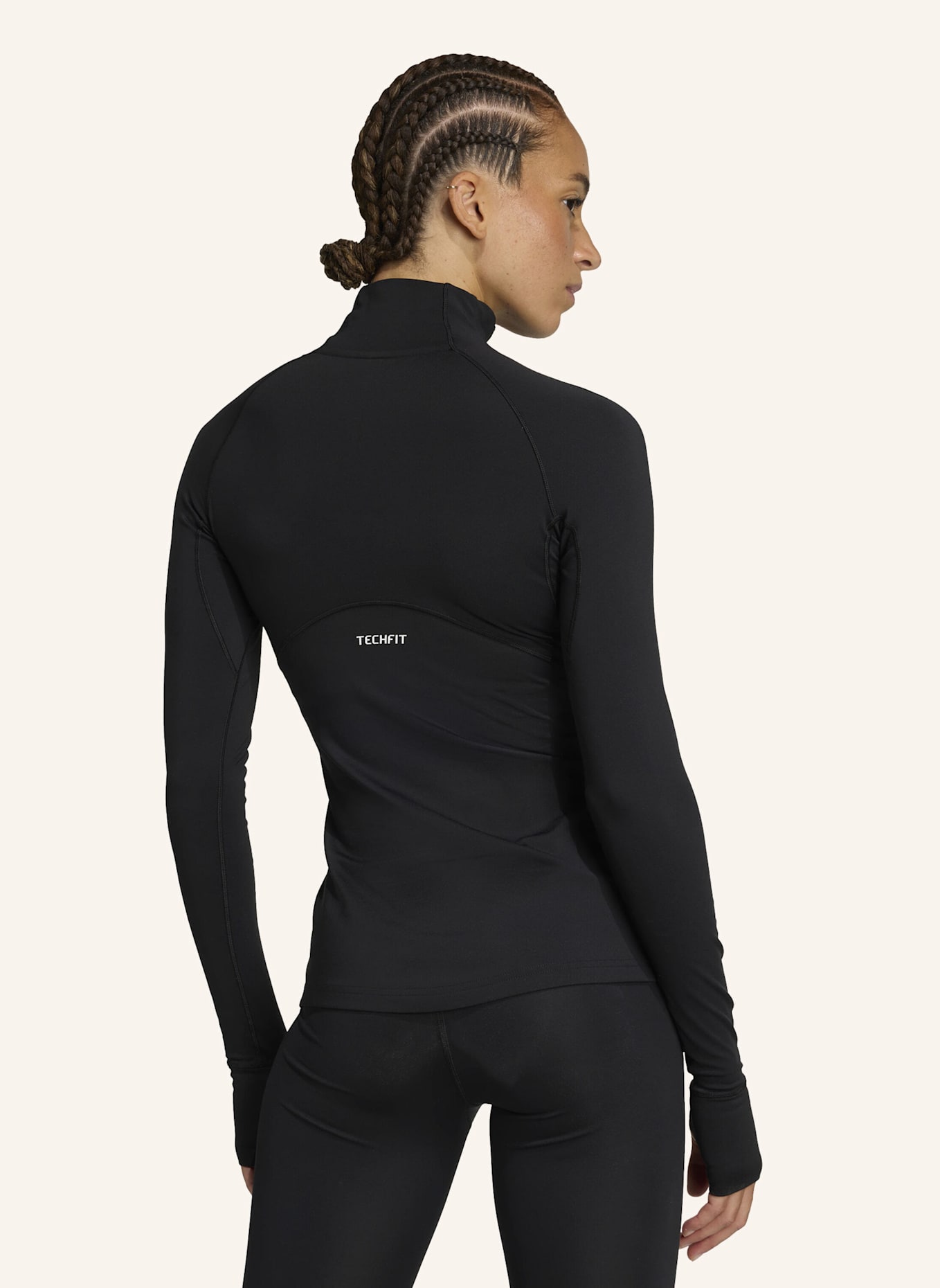 adidas ADIDAS TECHFIT COLD.RDY LONGSLEEVE: SCHWARZ