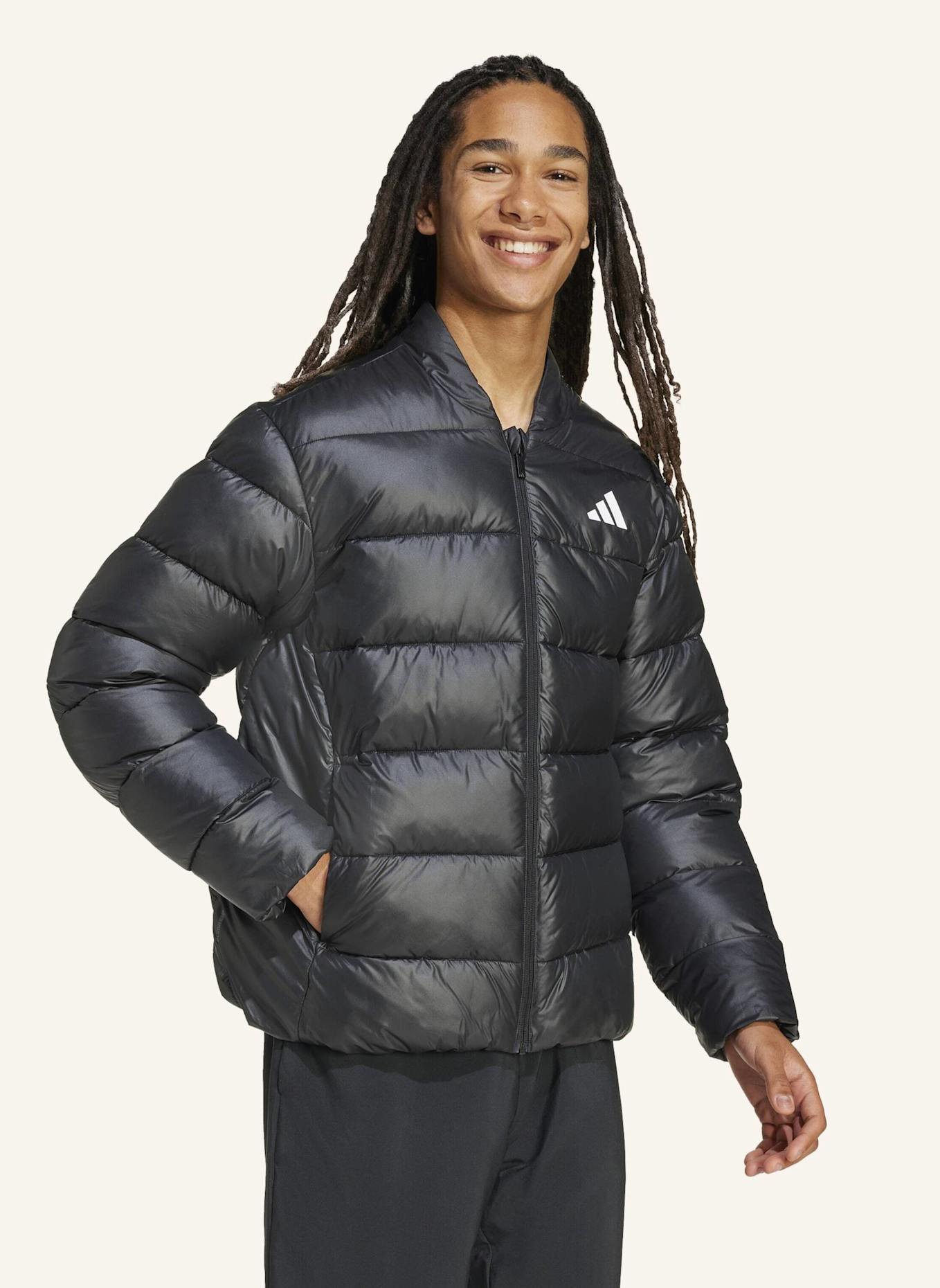 adidas ESSENTIALS CLIMAWARM KUNSTDAUNEN JACKE: SCHWARZ