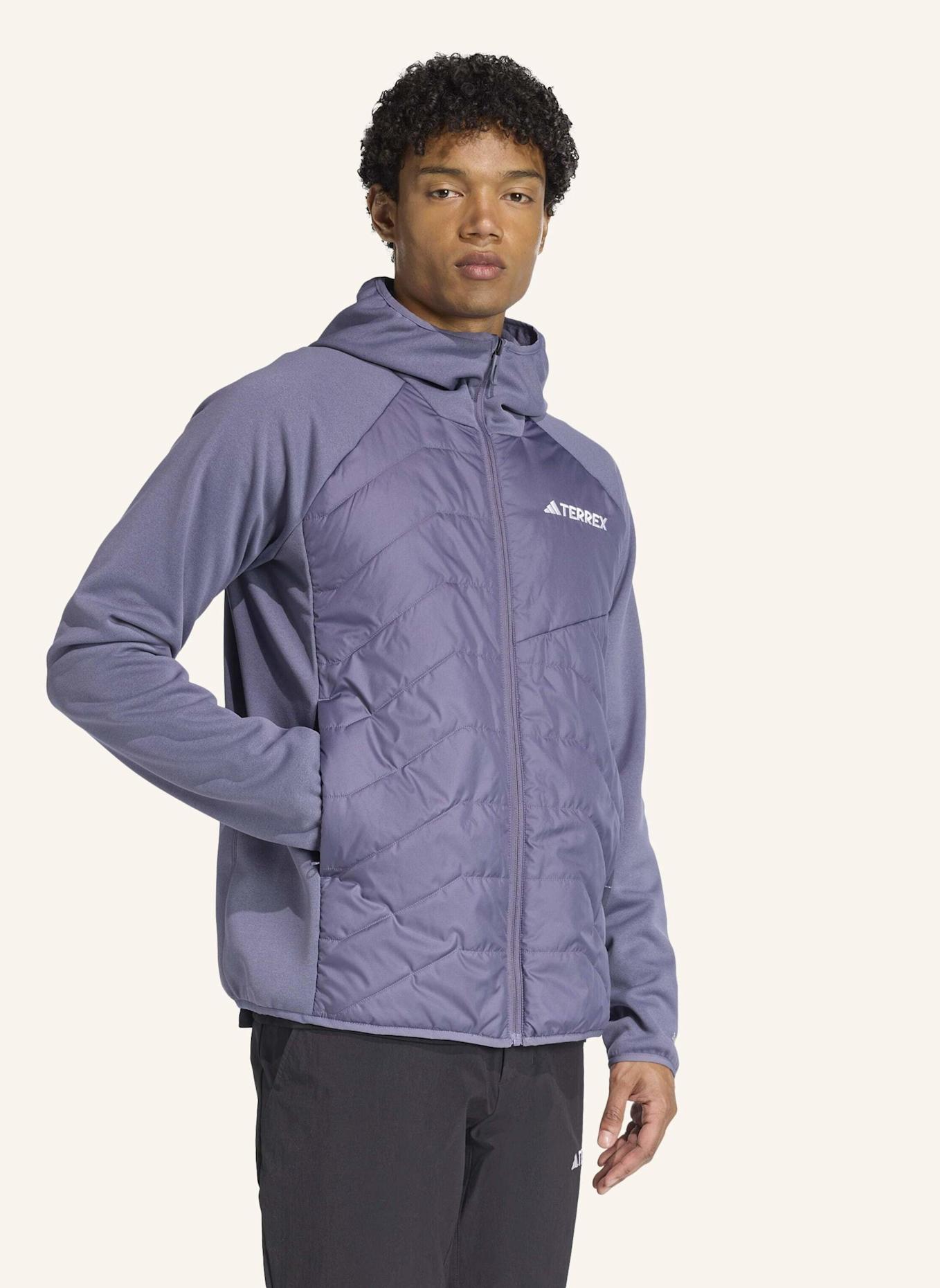 adidas TERREX TERREX MULTI CLIMAWARM ISOLIERENDE HYBRID-KAPUZENJACKE: LILA