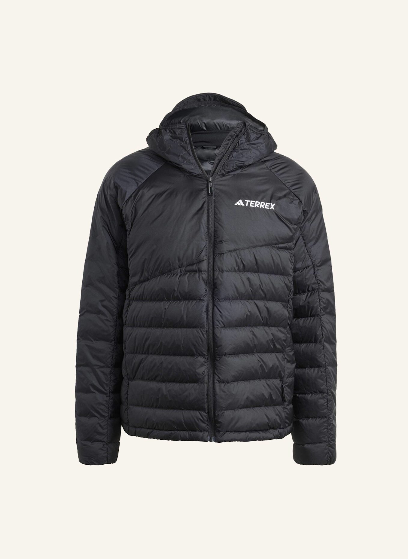 adidas TERREX TERREX XPERIOR CLIMAWARM+ DAUNEN KAPUZENJACKE: SCHWARZ