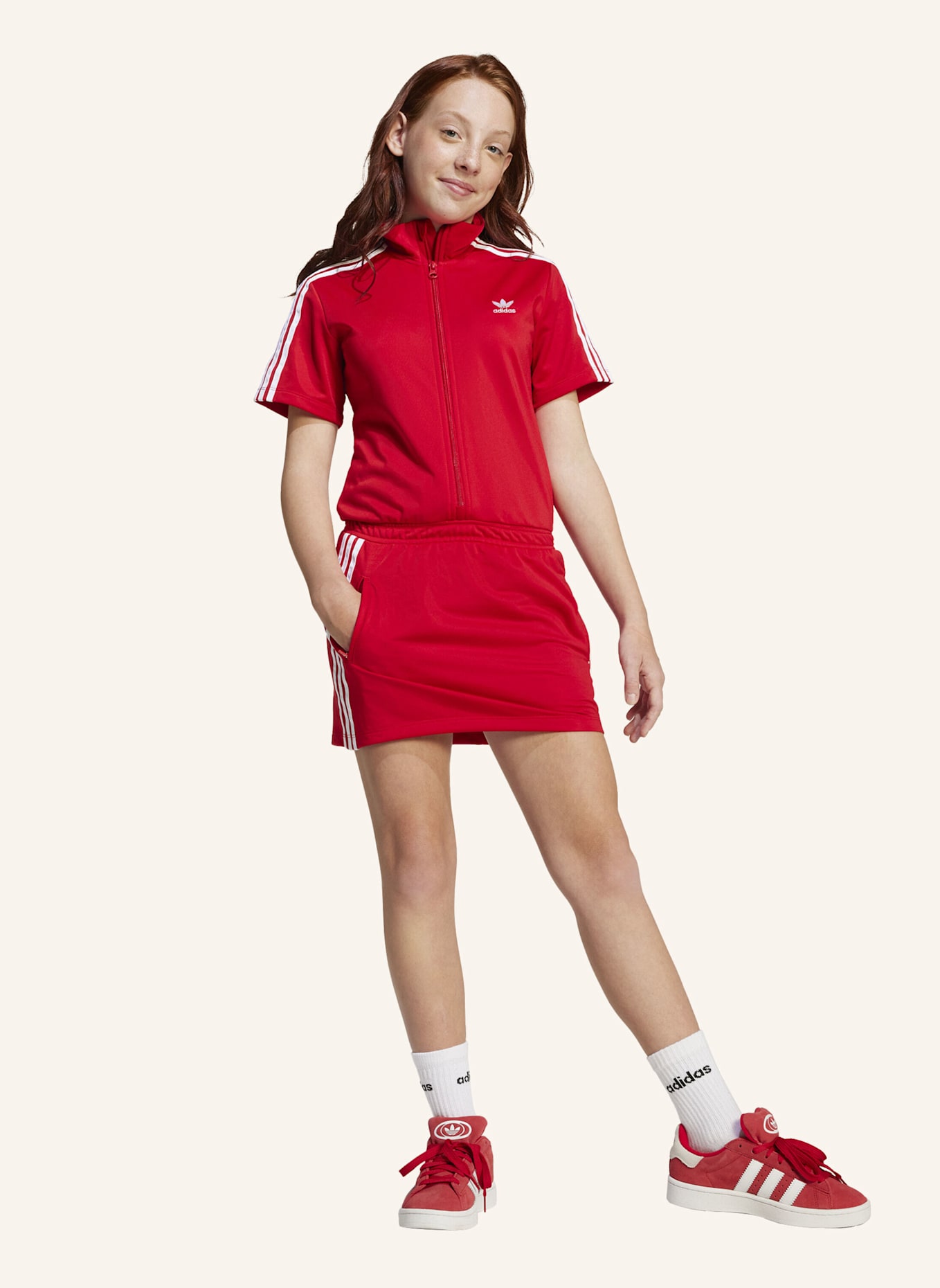 adidas Originals Kleid: ROT