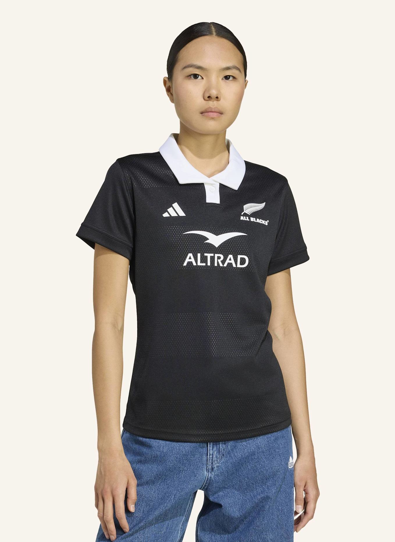 adidas ALL BLACKS HEIMTRIKOT: SCHWARZ