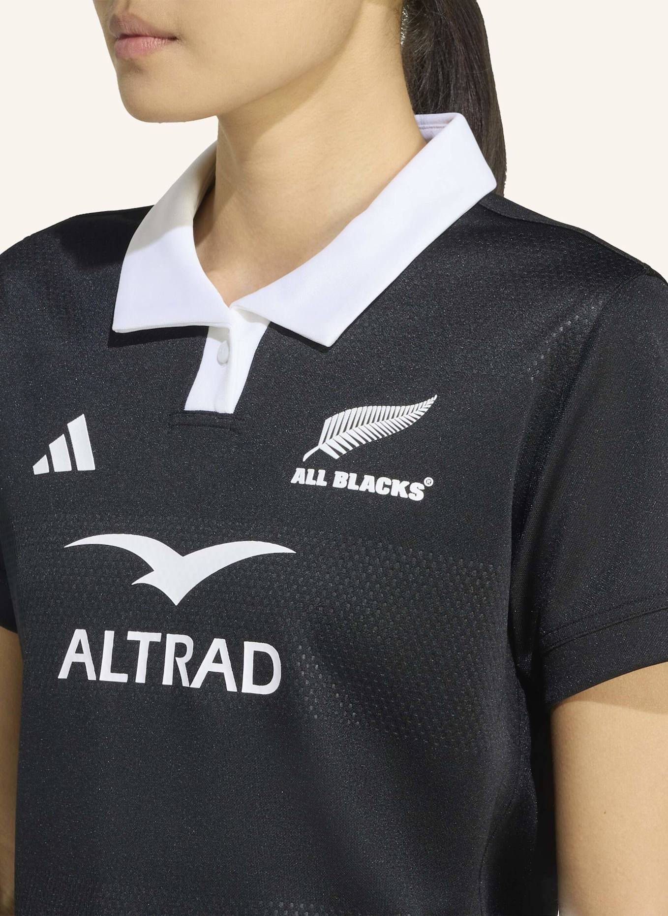adidas ALL BLACKS HEIMTRIKOT: SCHWARZ