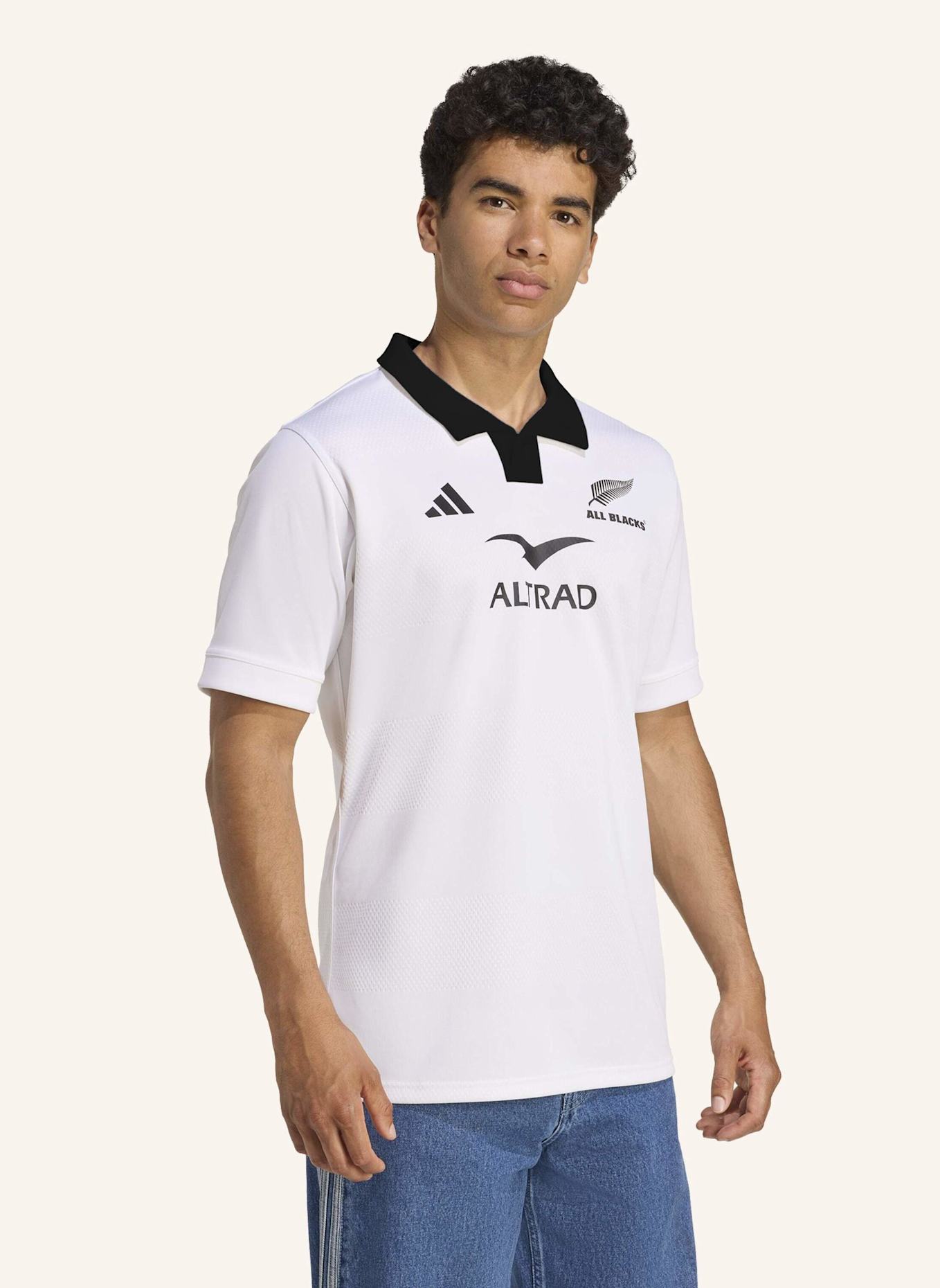 adidas ALL BLACKS AUSWÄRTSTRIKOT: WEISS