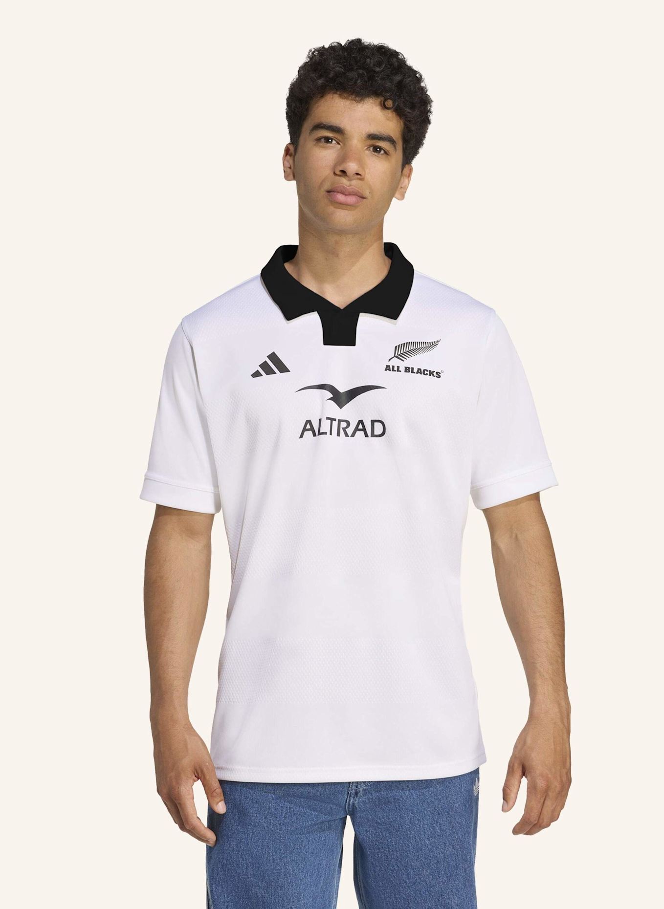 adidas ALL BLACKS AUSWÄRTSTRIKOT: WEISS