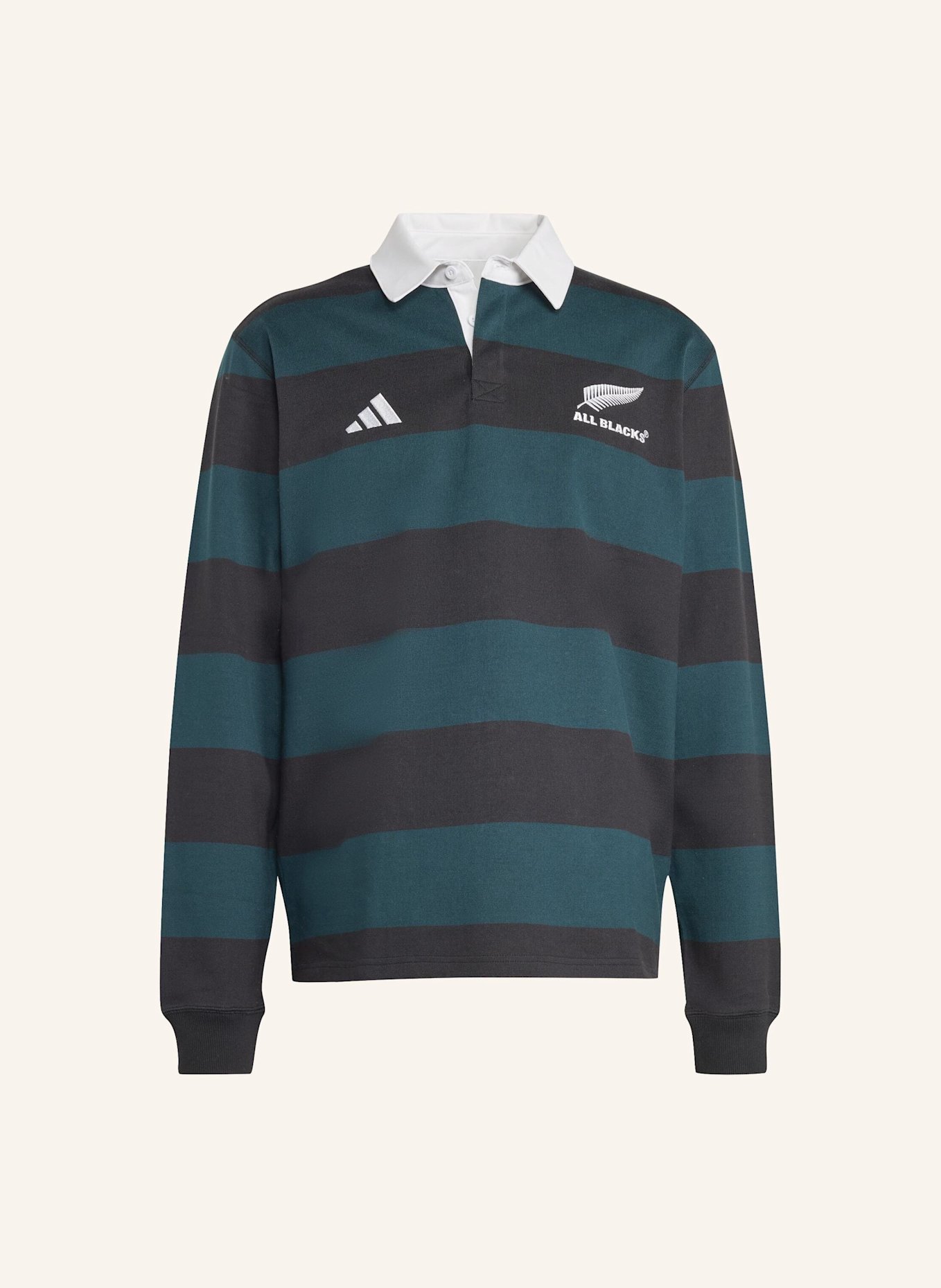 adidas ALL BLACKS HERITAGE POLOSHIRT: SCHWARZ