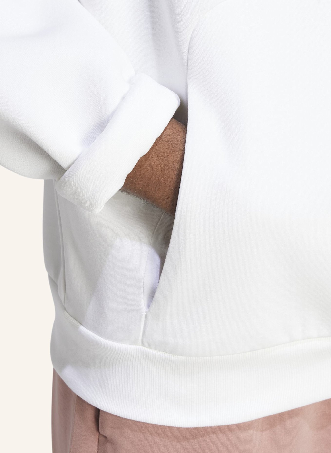 adidas Hoodie: WEISS