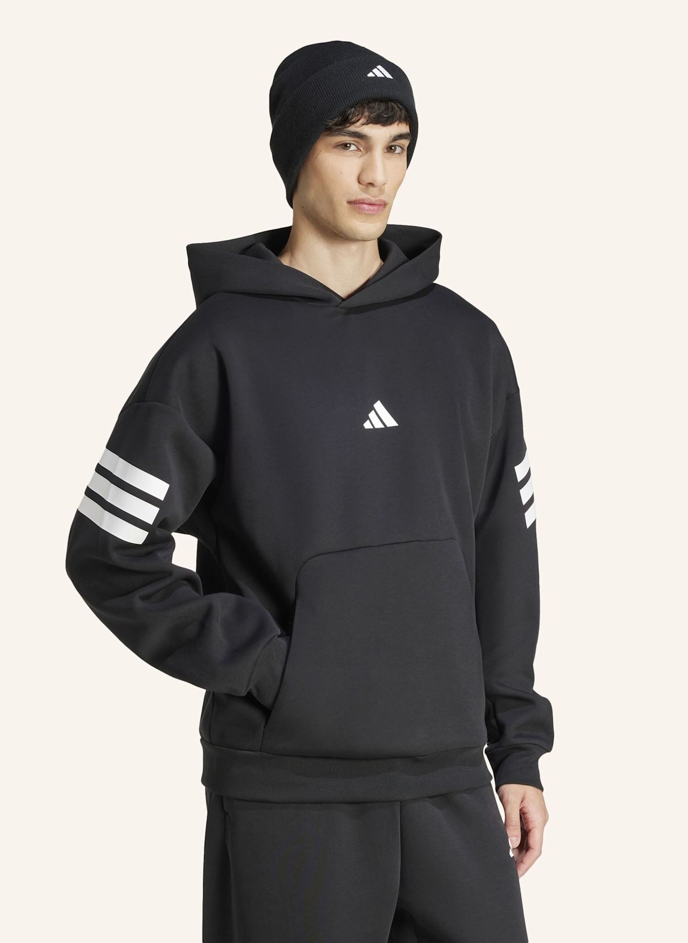 adidas Hoodie: SCHWARZ
