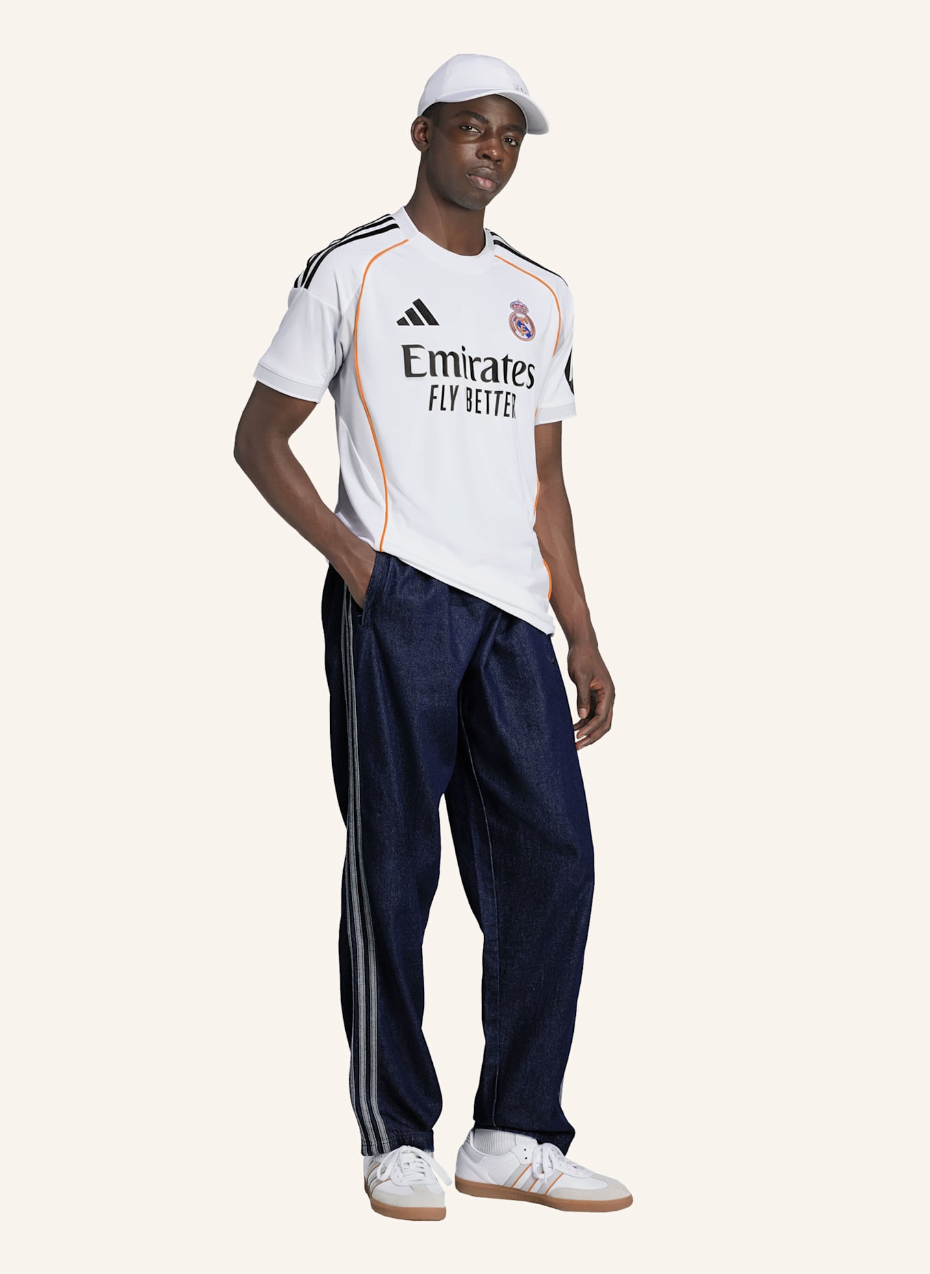 adidas REAL MADRID 25/26 HEIMTRIKOT: WEISS