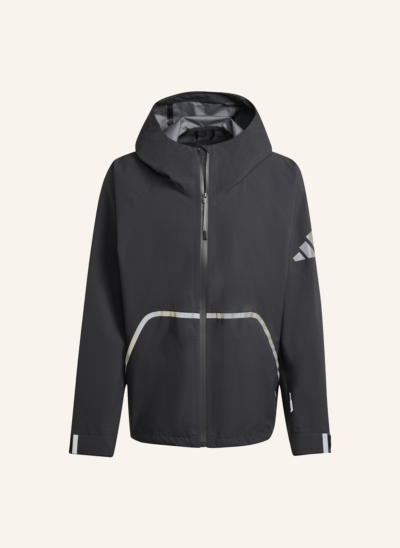 adidas MYSHELTER CLIMAPROOF REGENJACKE: SCHWARZ