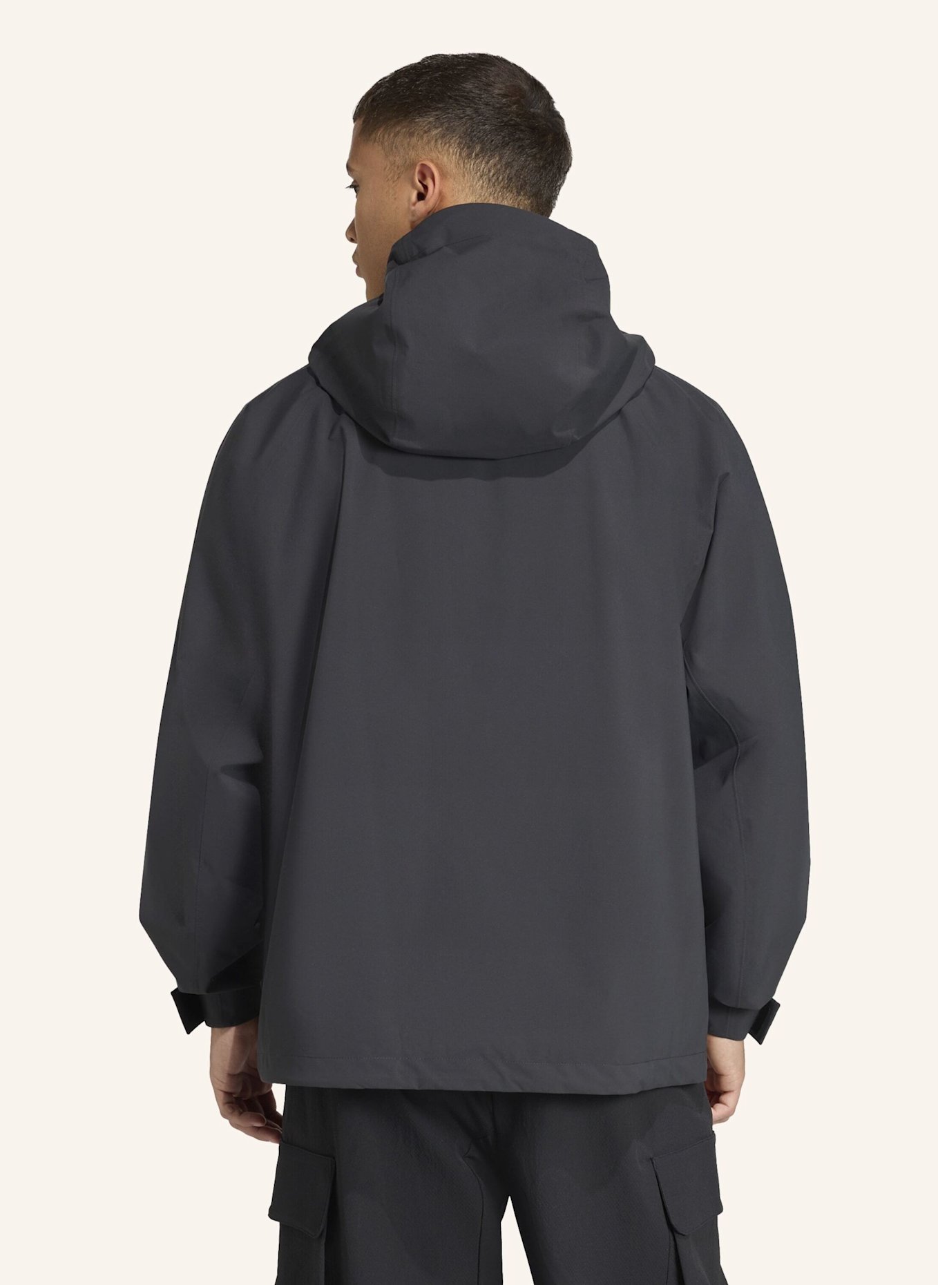 adidas MYSHELTER CLIMAPROOF REGENJACKE: SCHWARZ