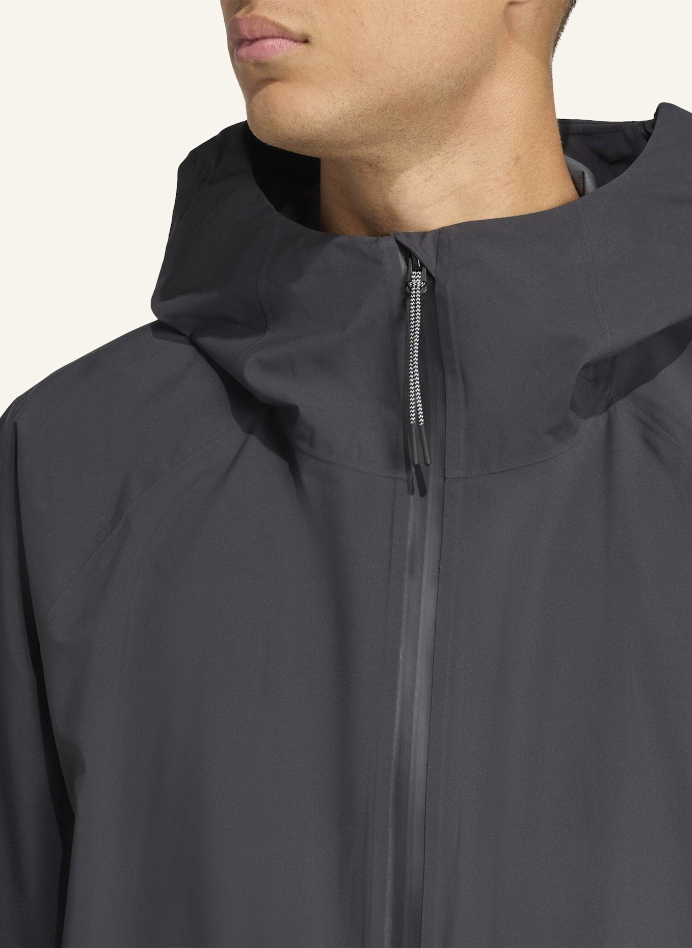 adidas MYSHELTER CLIMAPROOF REGENJACKE: SCHWARZ