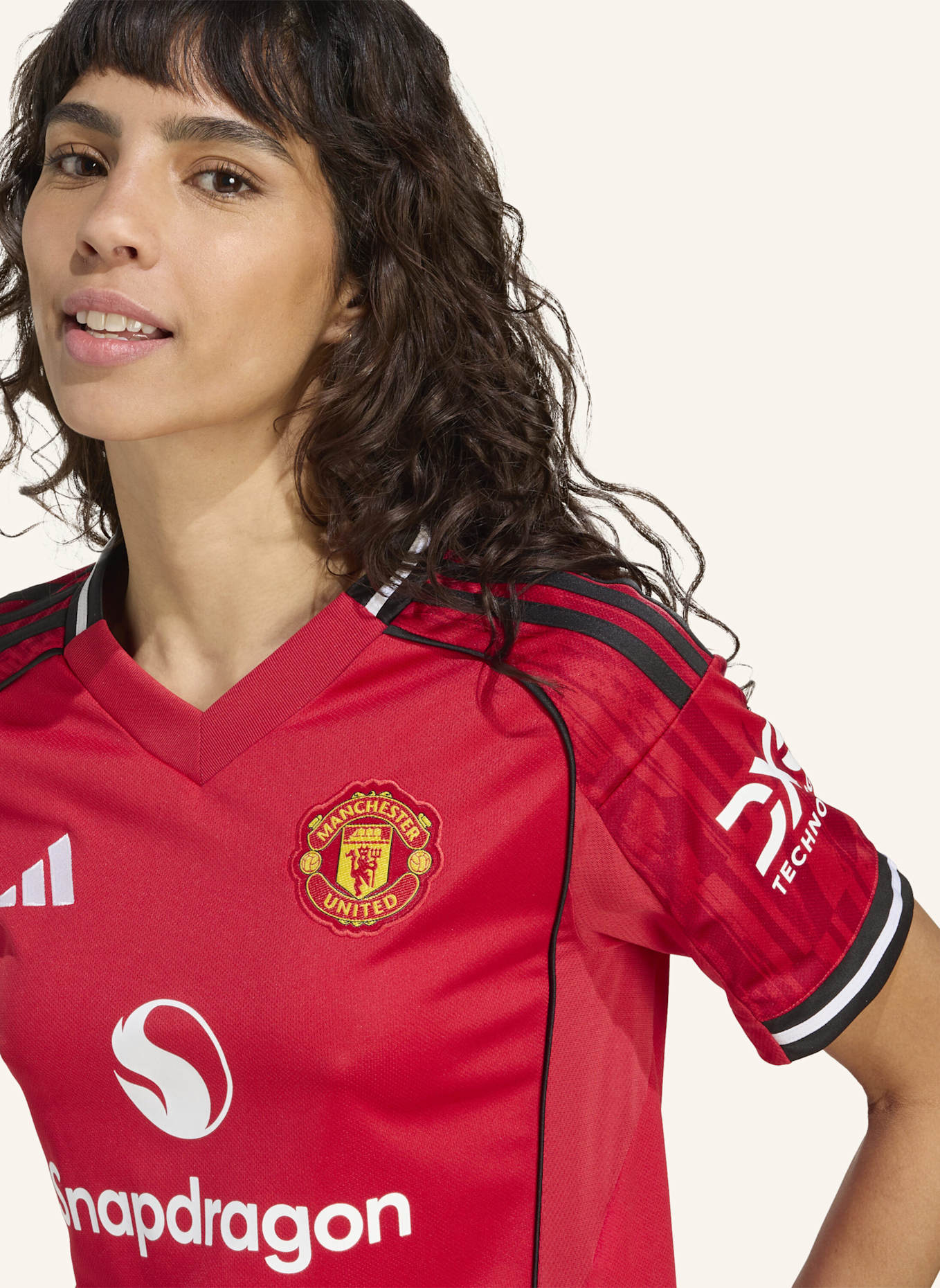 adidas MANCHESTER UNITED 25/26 HEIMTRIKOT: ROT