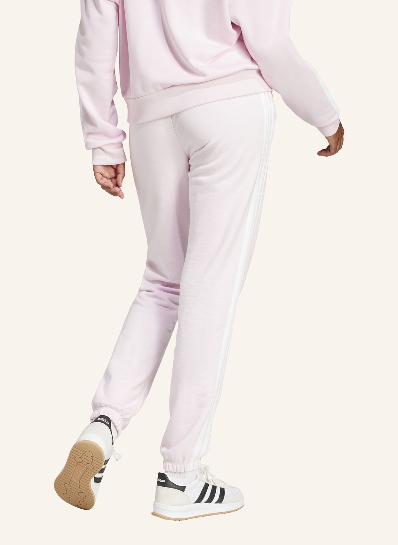 adidas Sweatpants ESSENTIALS 3-STREIFEN: WEISS