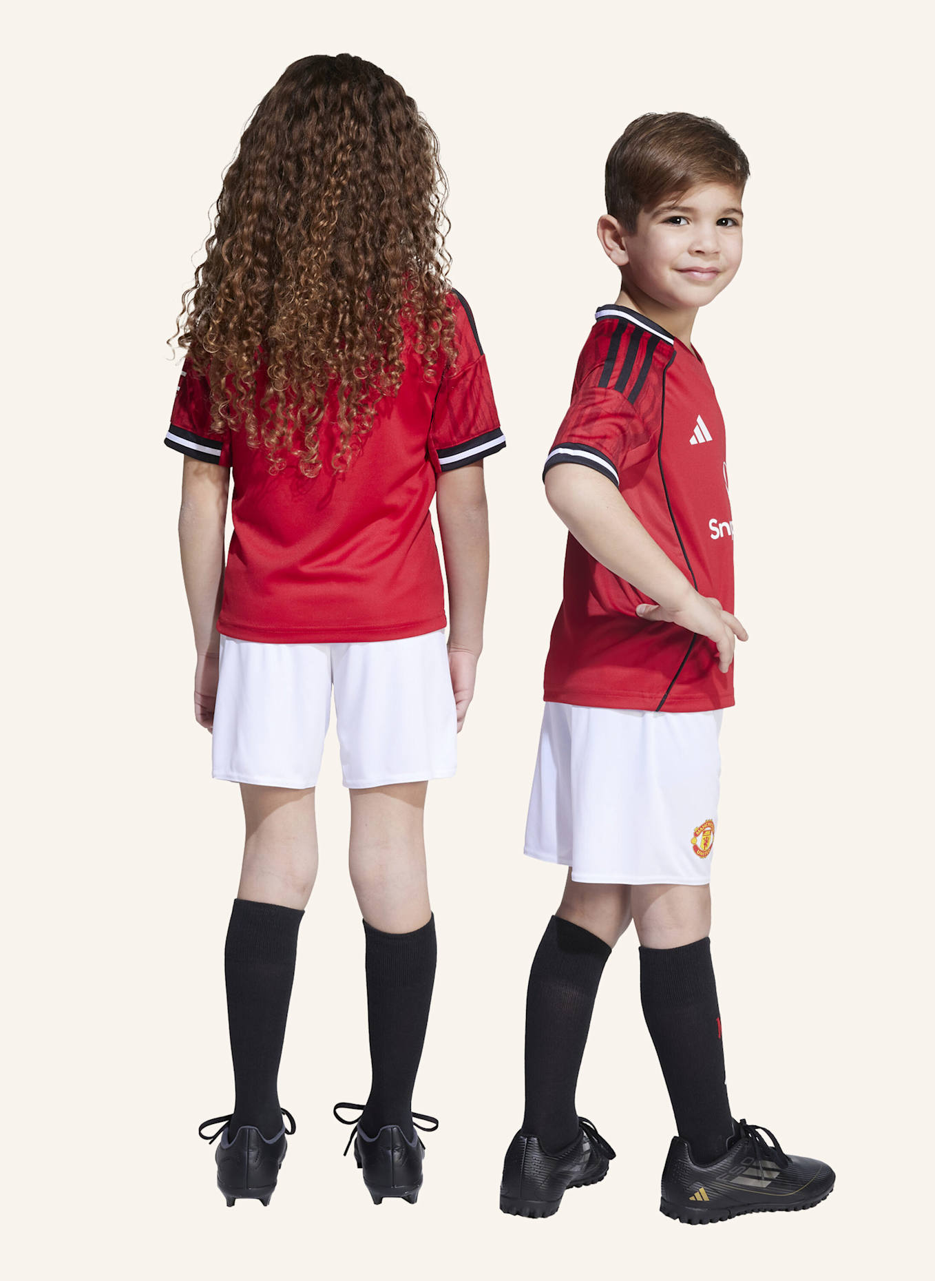 adidas MANCHESTER UNITED 25/26 HEIMTRIKOT MINI-AUSRÜSTUNG KINDER: ROT