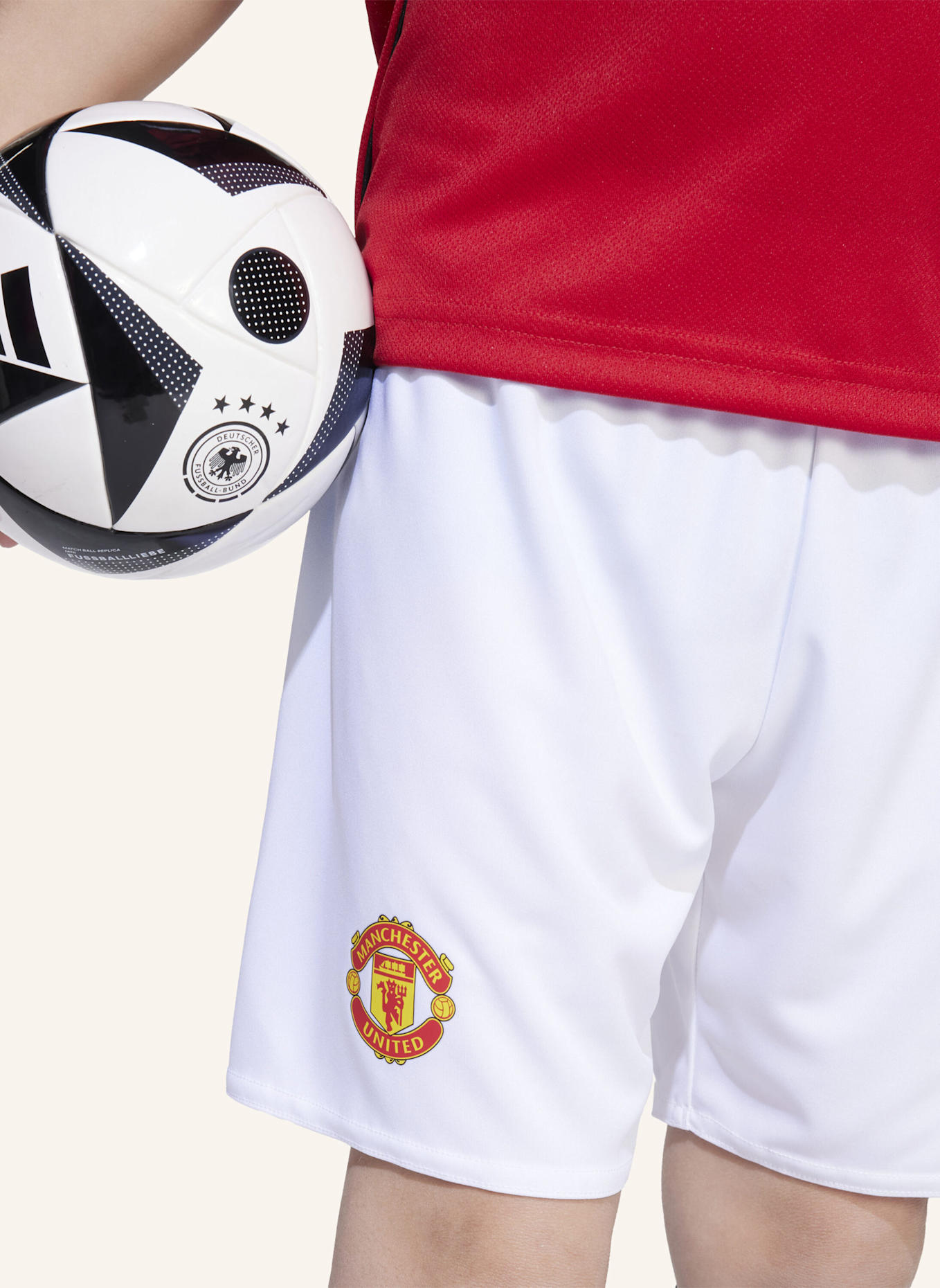 adidas MANCHESTER UNITED 25/26 HEIMTRIKOT MINI-AUSRÜSTUNG KINDER: ROT