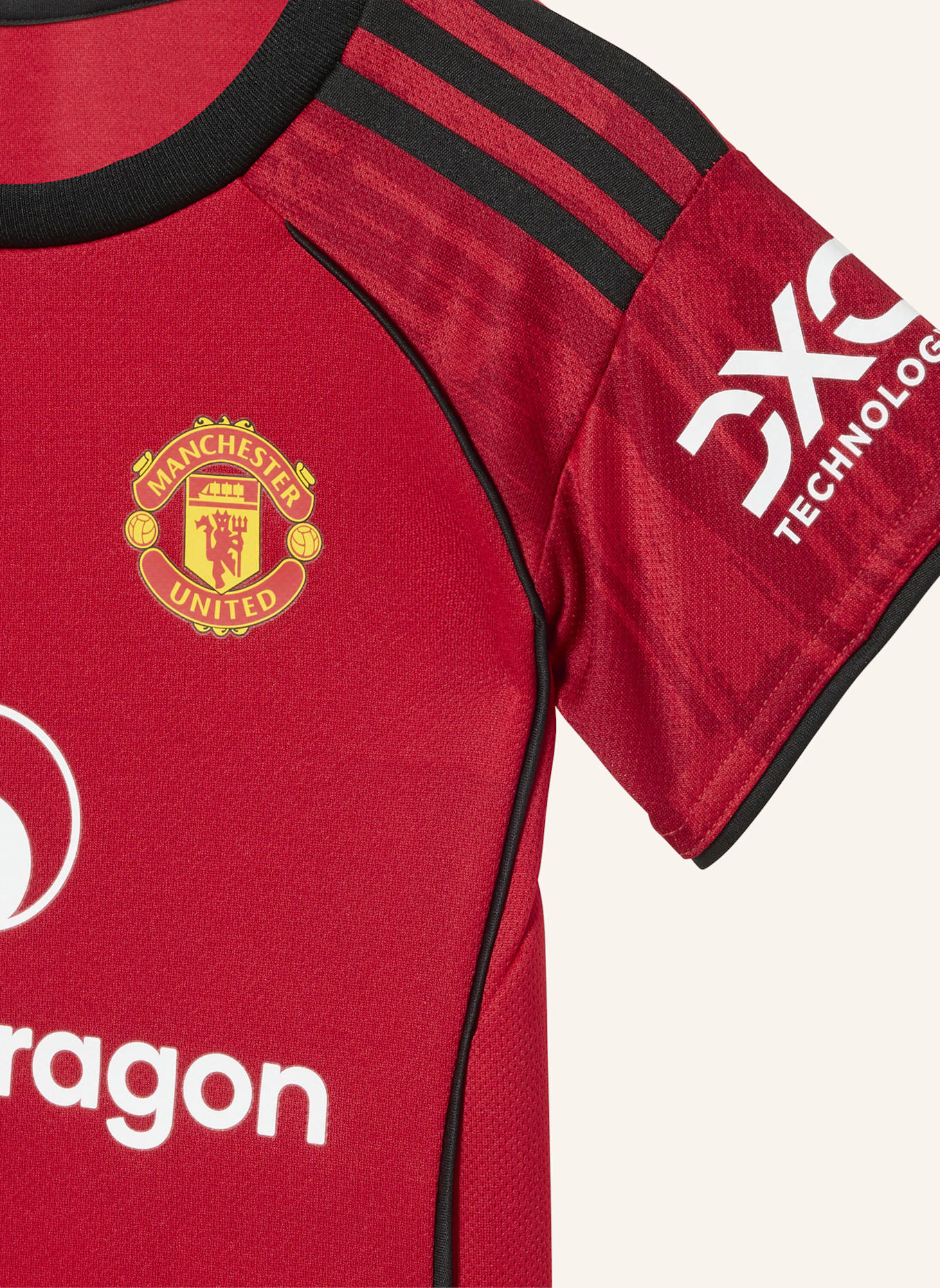 adidas MANCHESTER UNITED 25/26 MINI-HEIMAUSRÜSTUNG: ROT