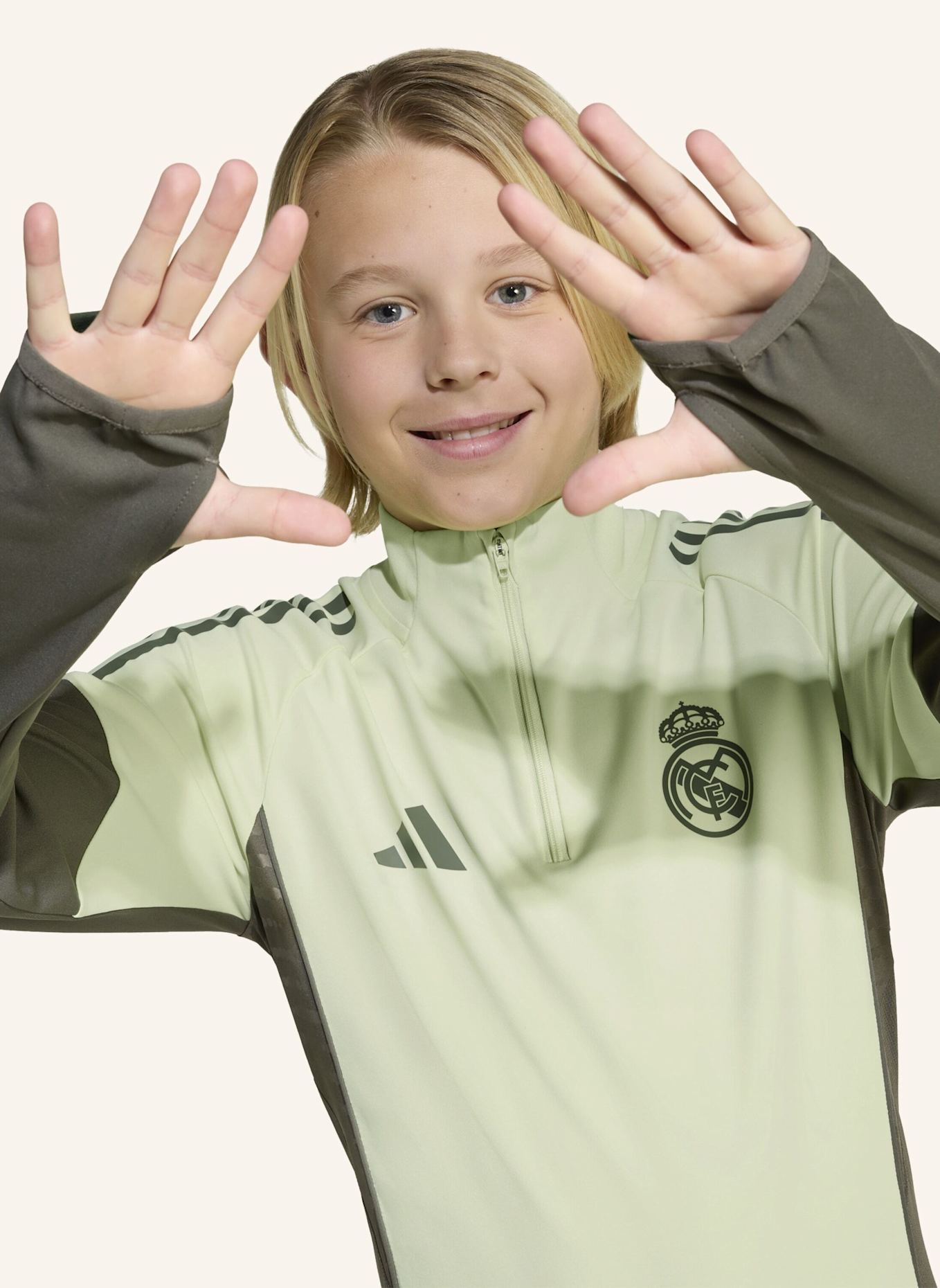 adidas REAL MADRID TIRO 25 COMPETITION KIDS TRAININGSOBERTEIL: GRÜN