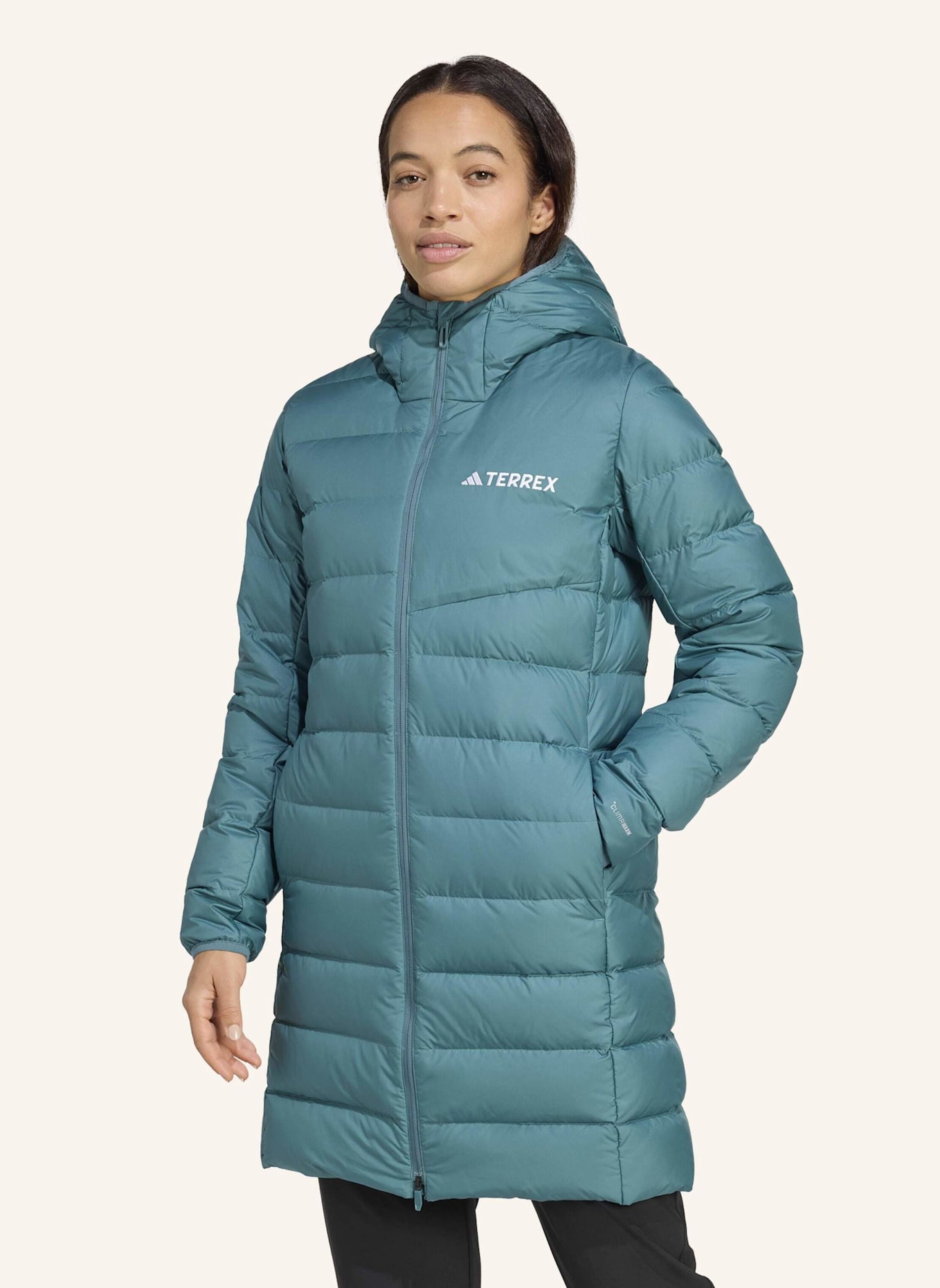 adidas TERREX TERREX MULTI LIGHT KAPUZENPARKA 2.0: TÜRKIS