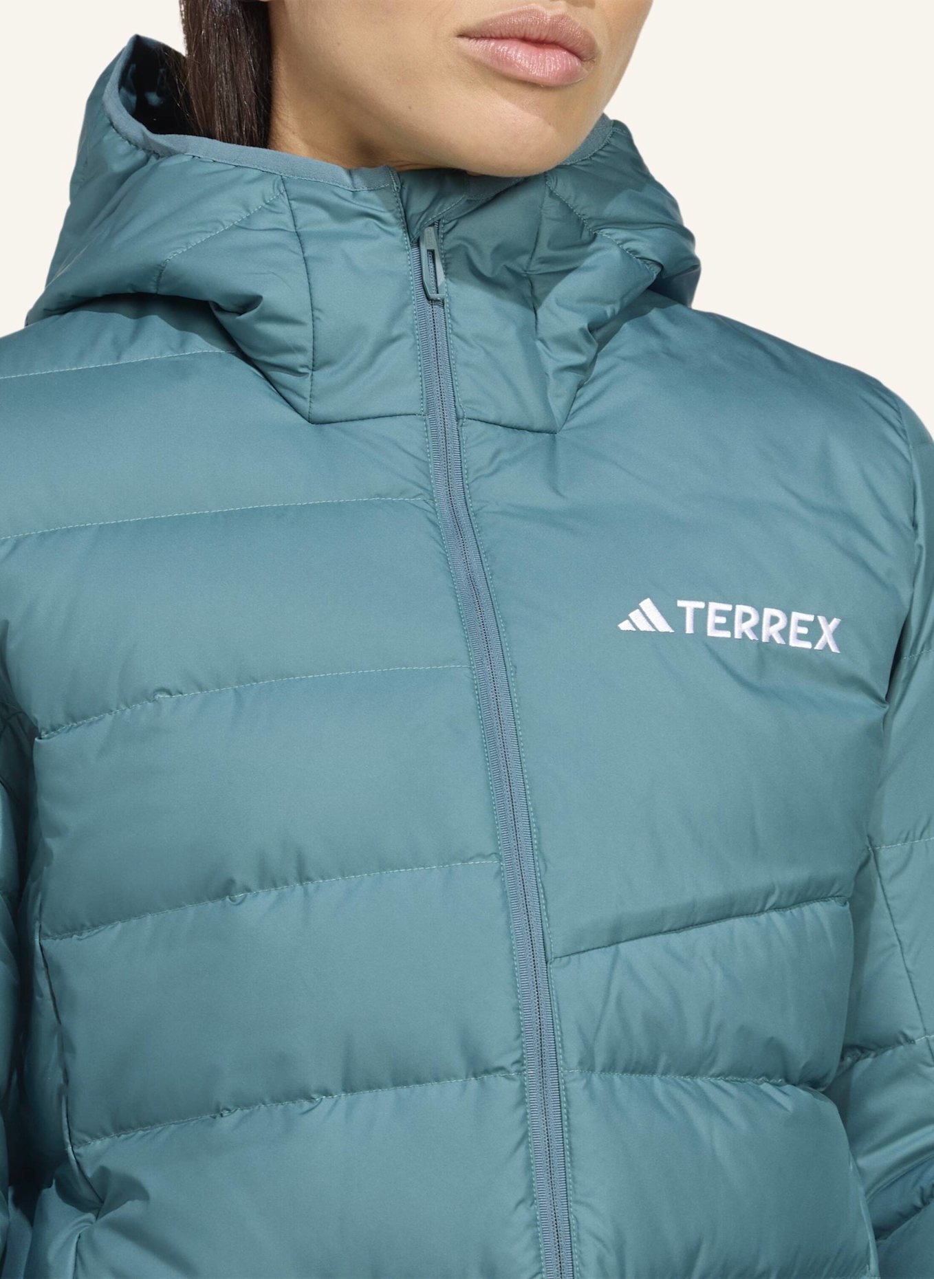 adidas TERREX TERREX MULTI LIGHT KAPUZENPARKA 2.0: TÜRKIS