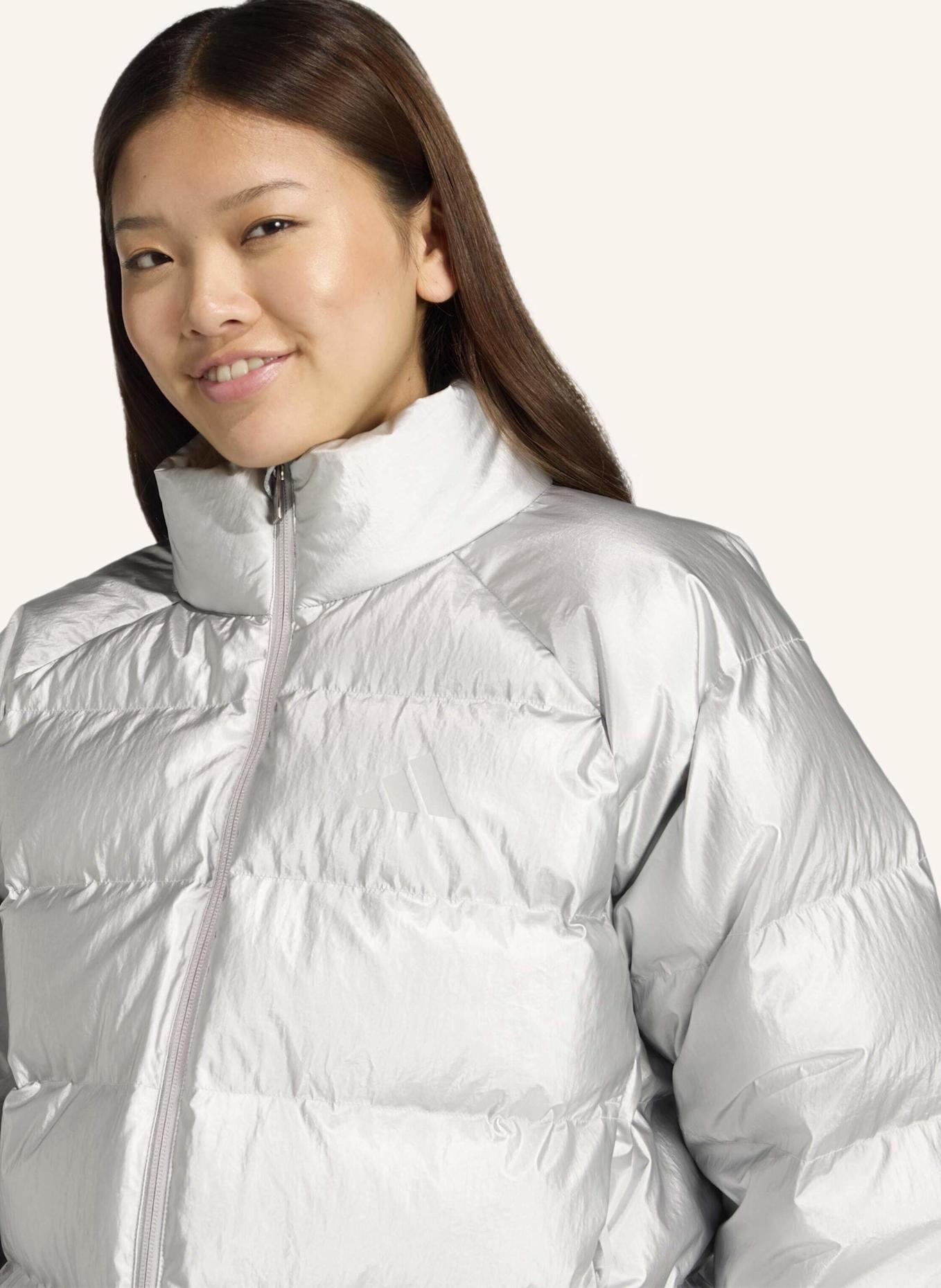 adidas HELIONIC HOLIDAY CLIMAWARM DAUNENJACKE: SILBER