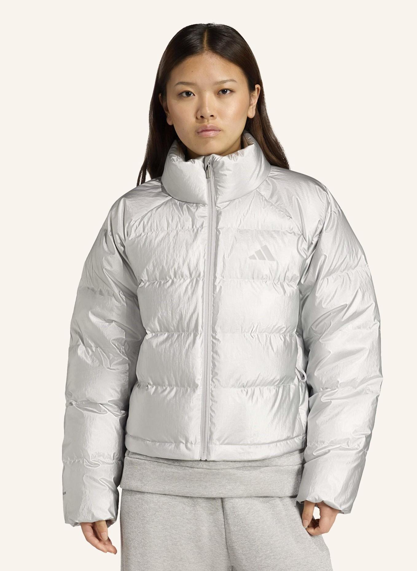 adidas HELIONIC HOLIDAY CLIMAWARM DAUNENJACKE: SILBER
