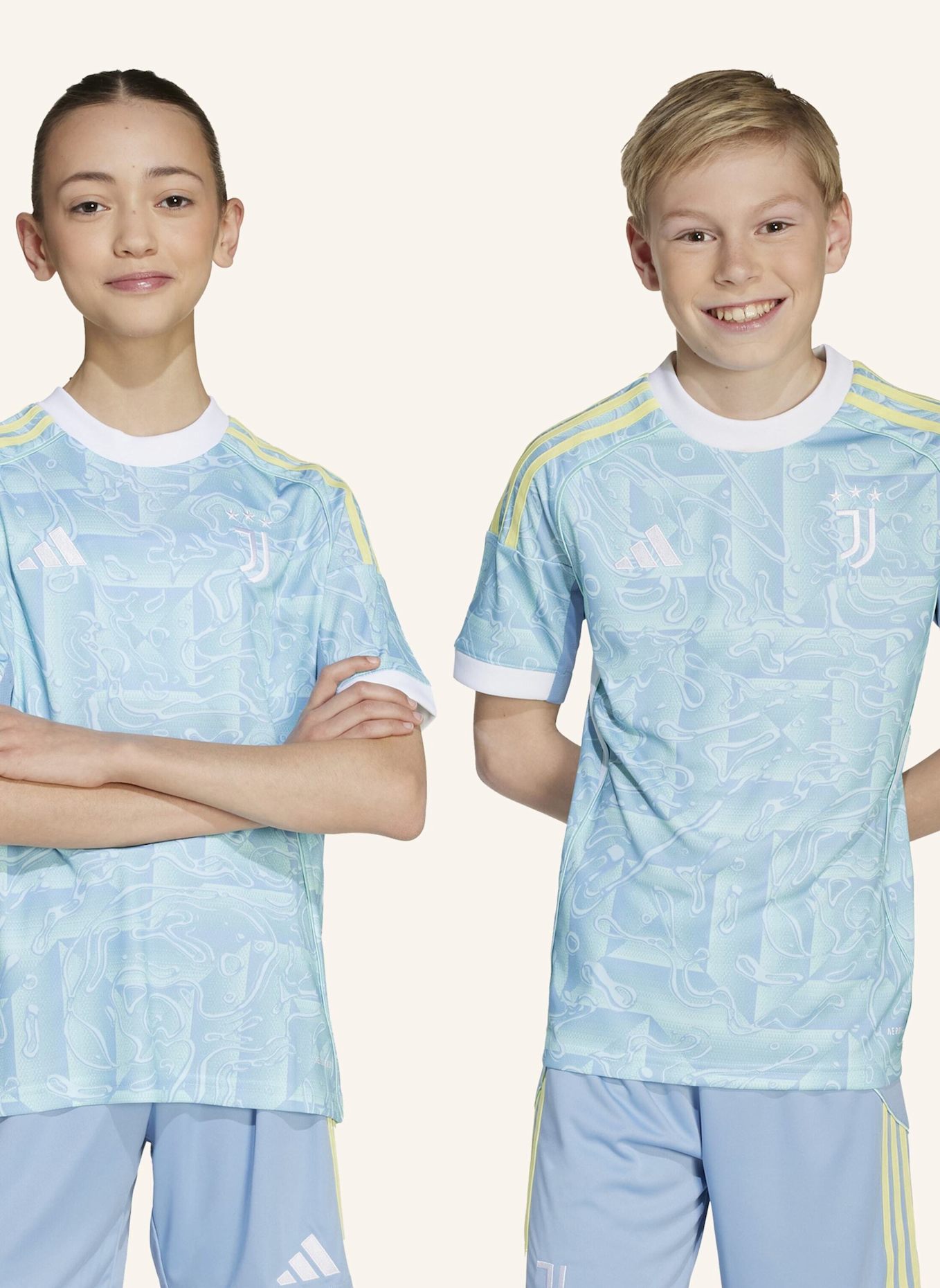 adidas JUVENTUS 25/26 AUSWÄRTS-JERSEY KINDER: BLAU