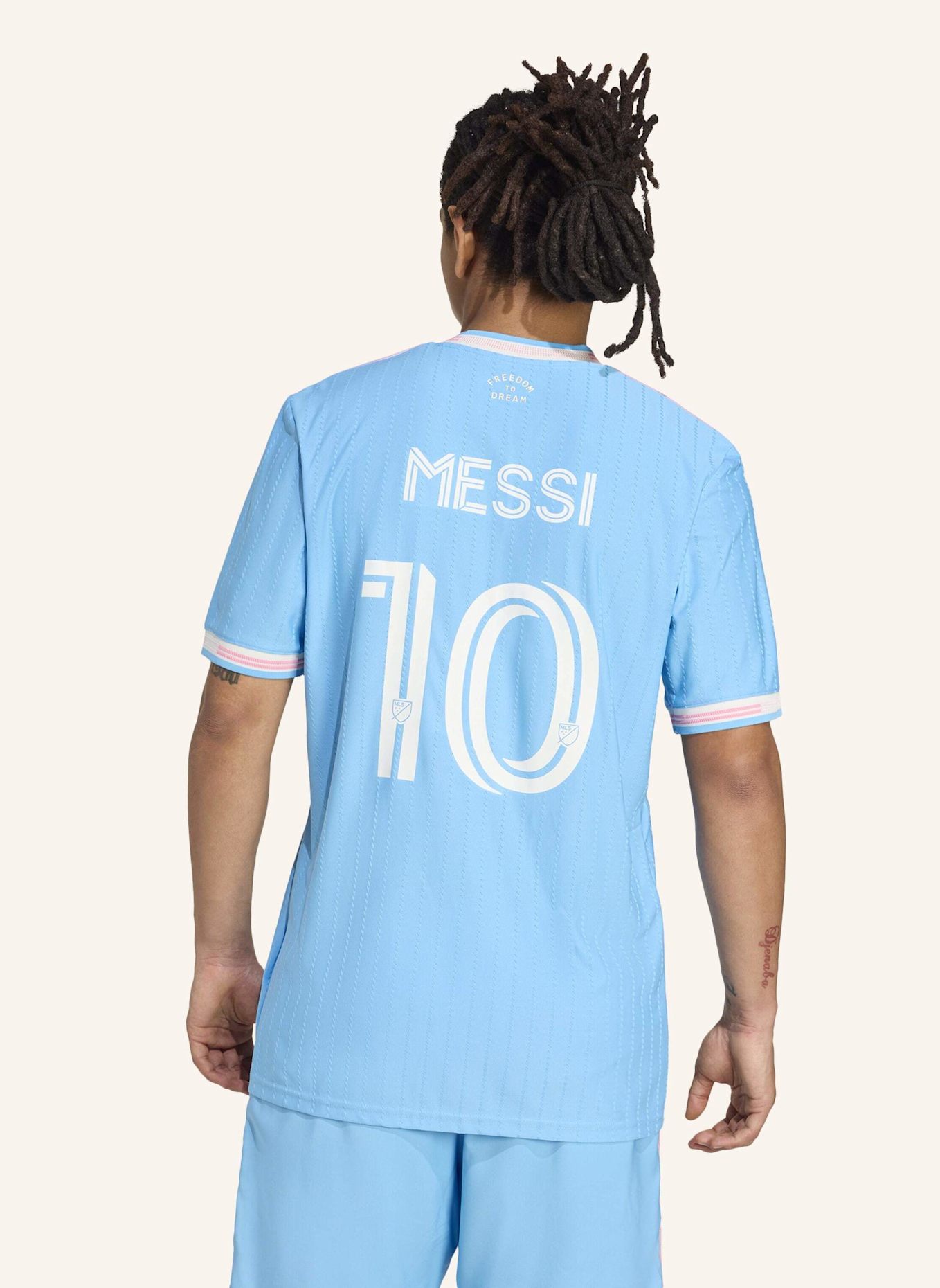 adidas INTER MIAMI CF 25/26 MESSI AUSWEICHTRIKOT AUTHENTIC: BLAU