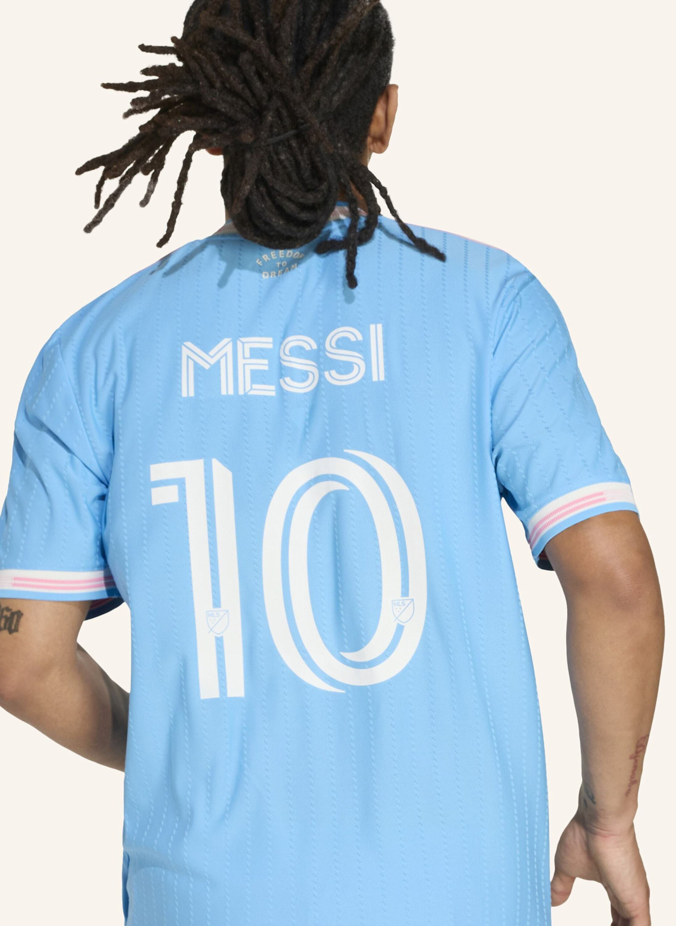 adidas INTER MIAMI CF 25/26 MESSI AUSWEICHTRIKOT AUTHENTIC: BLAU