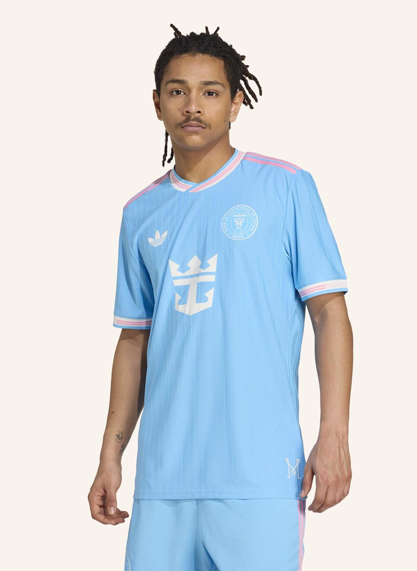 adidas INTER MIAMI CF 25/26 MESSI AUSWEICHTRIKOT AUTHENTIC: BLAU