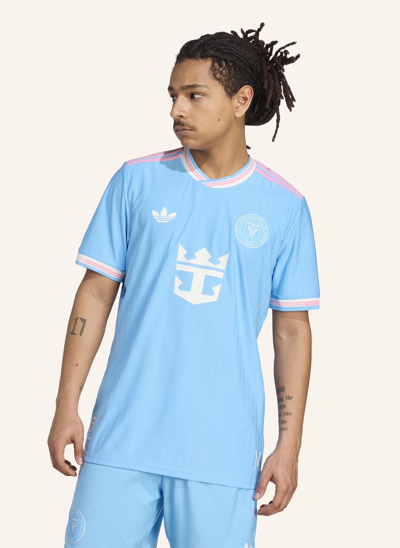 adidas INTER MIAMI CF 25/26 AUSWEICHTRIKOT AUTHENTIC: BLAU