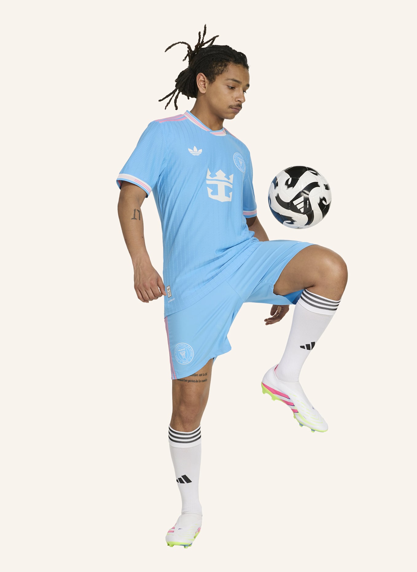 adidas INTER MIAMI CF 25/26 AUSWEICHTRIKOT AUTHENTIC: BLAU