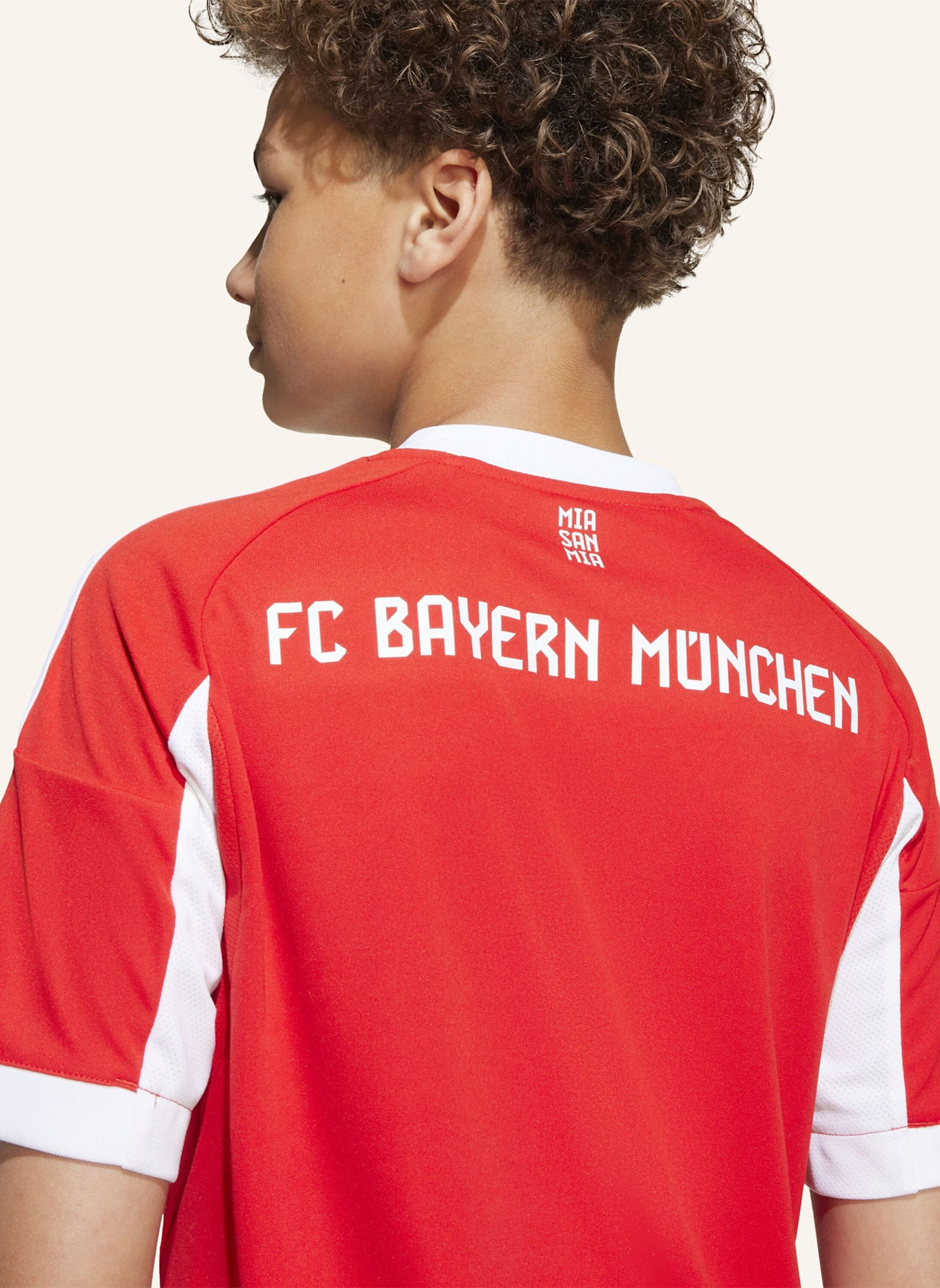 adidas FC BAYERN MÜNCHEN 25/26 KIDS HEIMTRIKOT: ROT