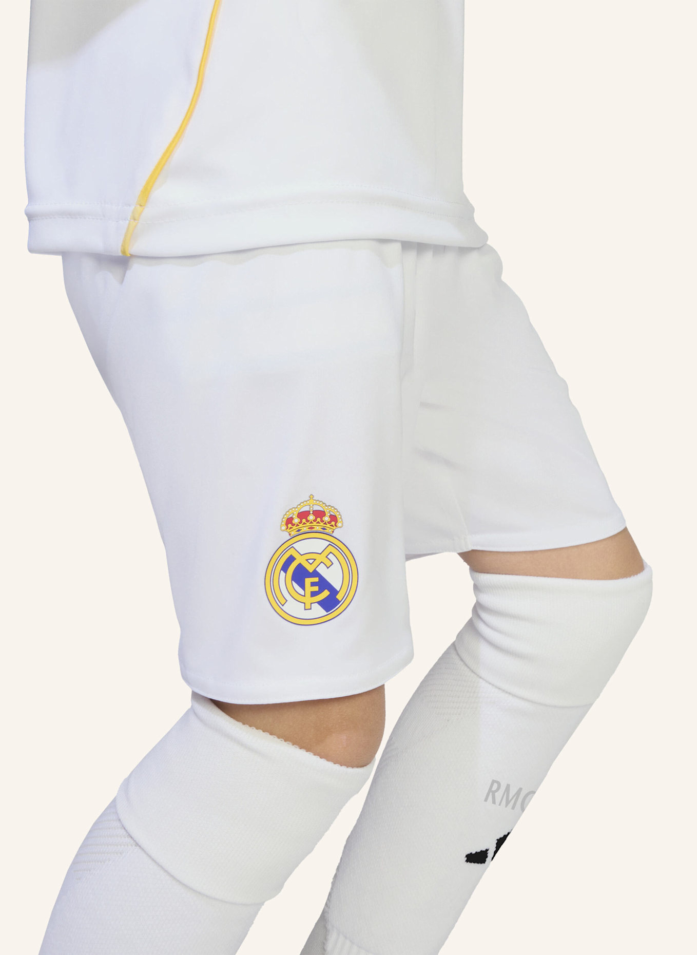adidas REAL MADRID 25/26 HEIM MINI-AUSRÜSTUNG KINDER: WEISS