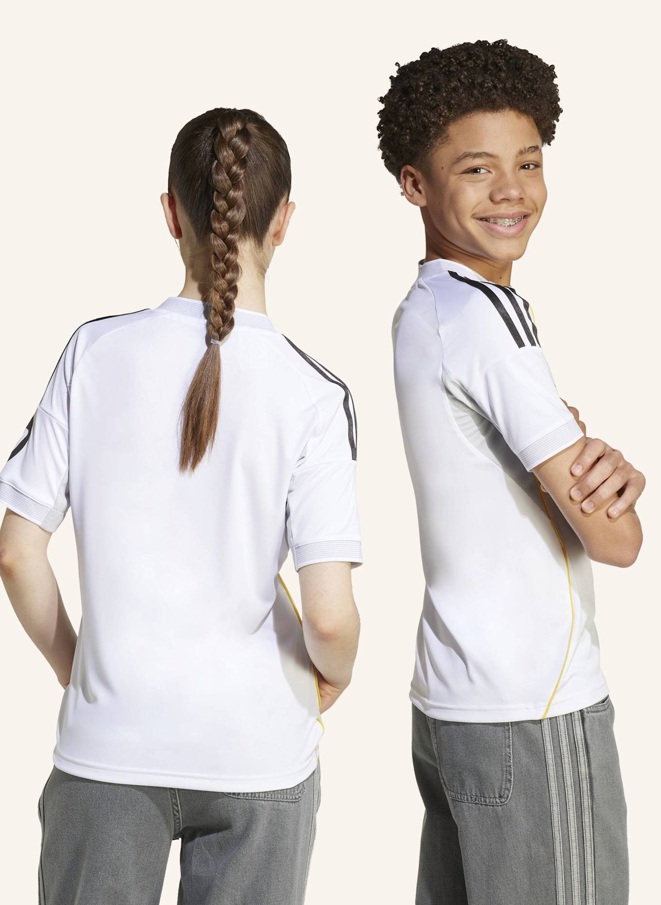 adidas REAL MADRID 25/26 KIDS HEIMTRIKOT: WEISS