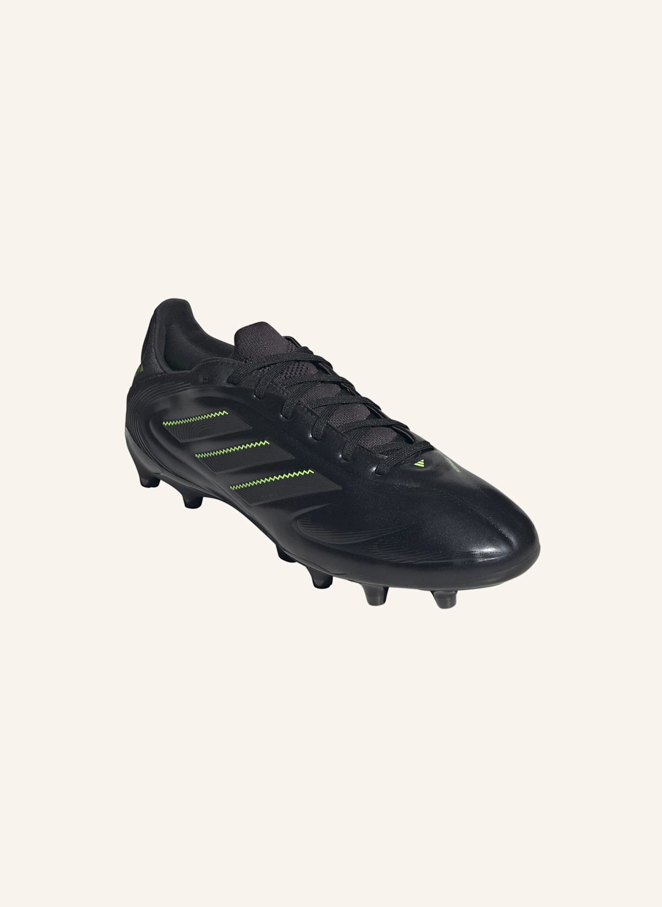 adidas COPA PURE 3 PRO FESTE BÖDEN FUSSBALLSCHUHE: SCHWARZ/ GRAU/ GELB