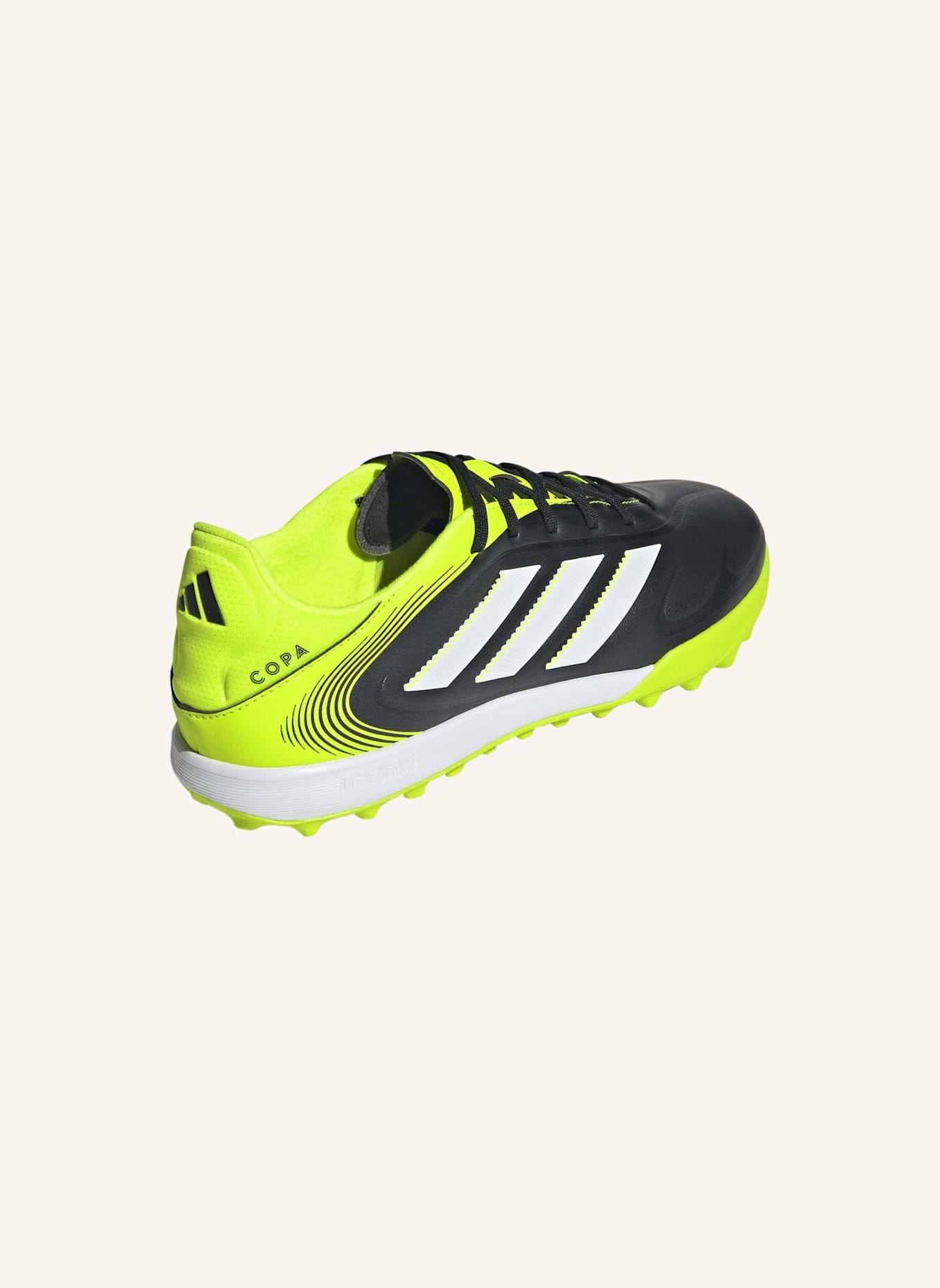 adidas COPA PURE 3 LEAGUE KUNSTRASEN FUSSBALLSCHUHE: SCHWARZ/ WEISS/ GELB