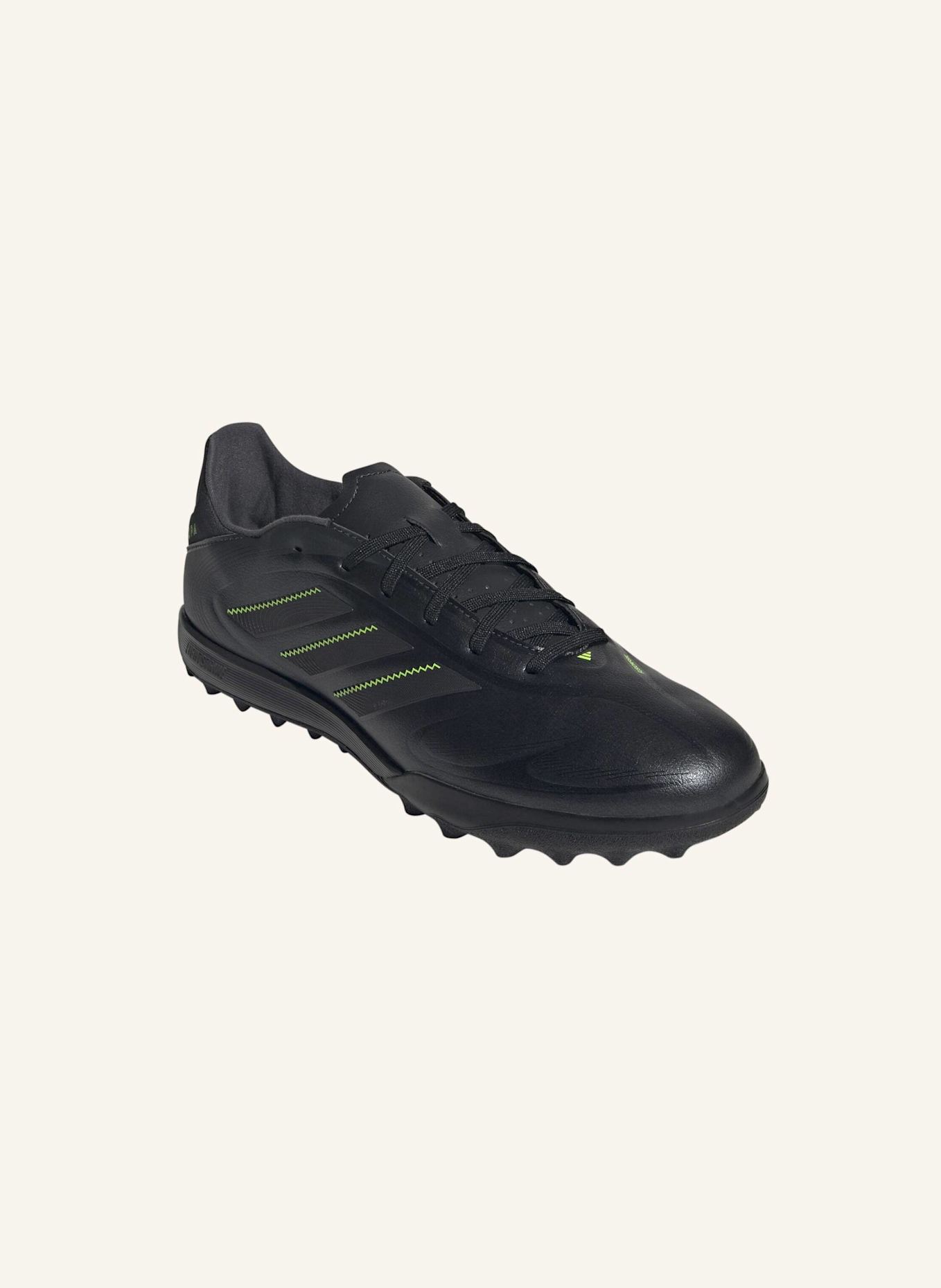 adidas COPA PURE 3 LEAGUE KUNSTRASEN FUSSBALLSCHUHE: SCHWARZ/ GRAU/ GELB