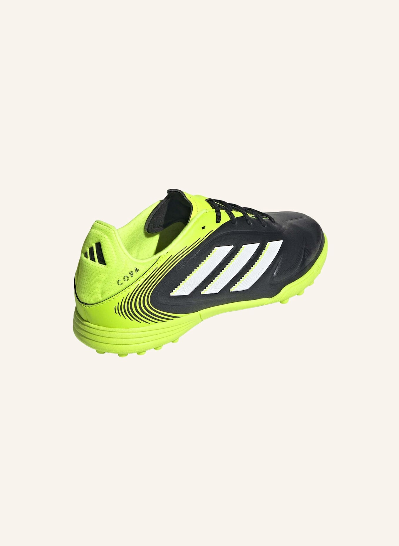 adidas COPA PURE 3 LEAGUE KUNSTRASEN FUSSBALLSCHUHE KINDER: SCHWARZ/ WEISS/ GELB
