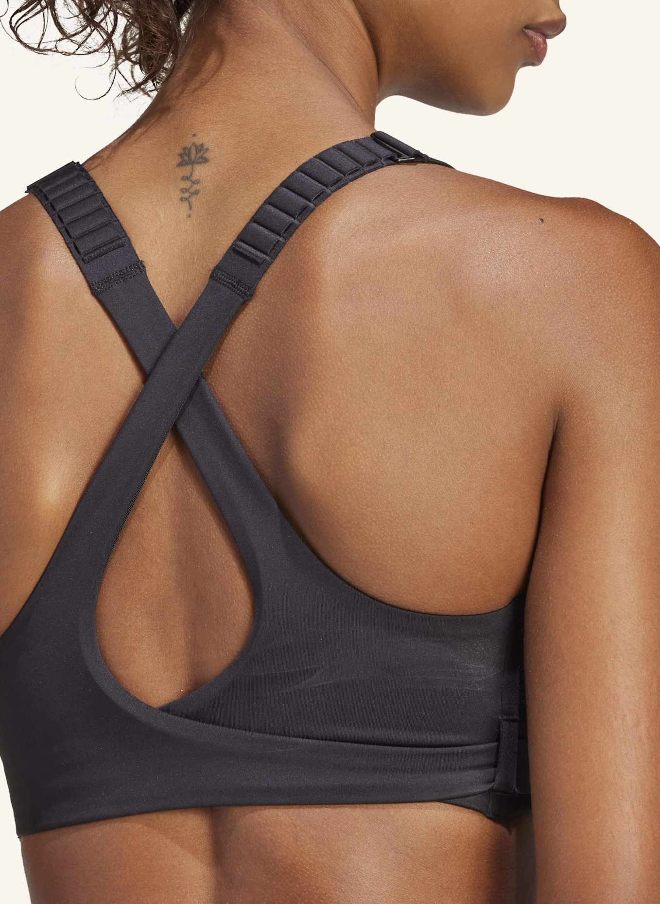 adidas Sport-BH FASTIMPACT LUXE RUN: SCHWARZ