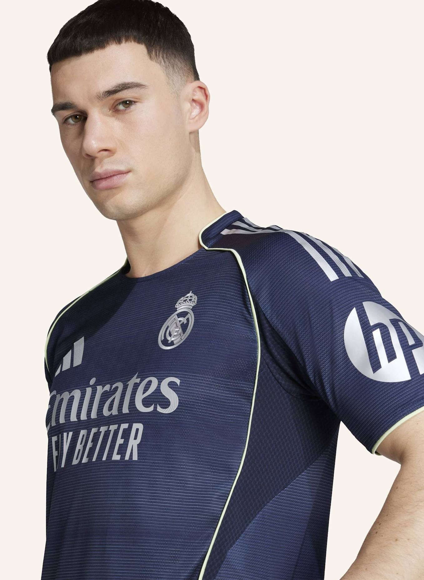 adidas REAL MADRID 25/26 AUSWÄRTSTRIKOT AUTHENTIC: BLAU