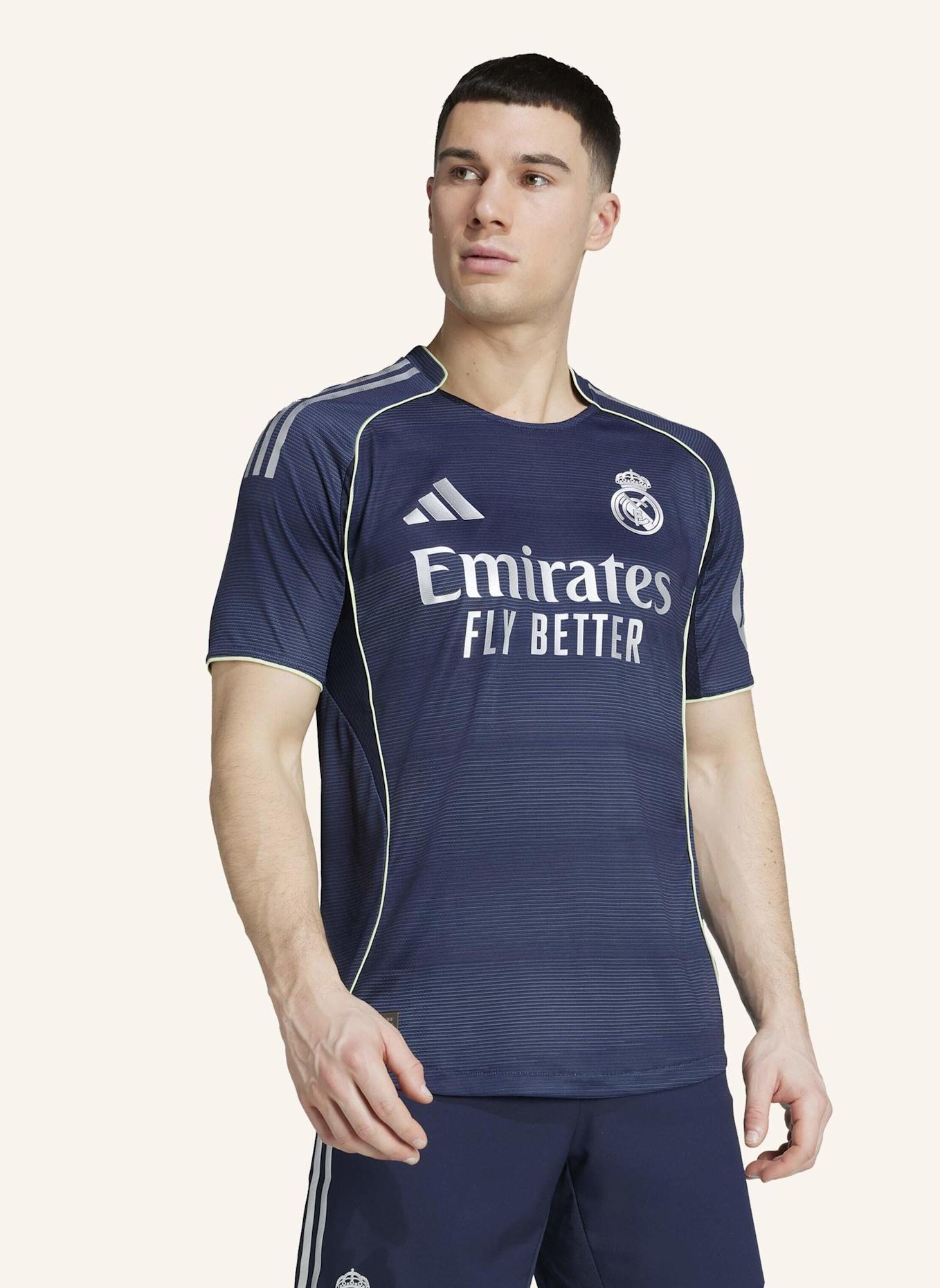 adidas REAL MADRID 25/26 AUSWÄRTSTRIKOT AUTHENTIC: BLAU