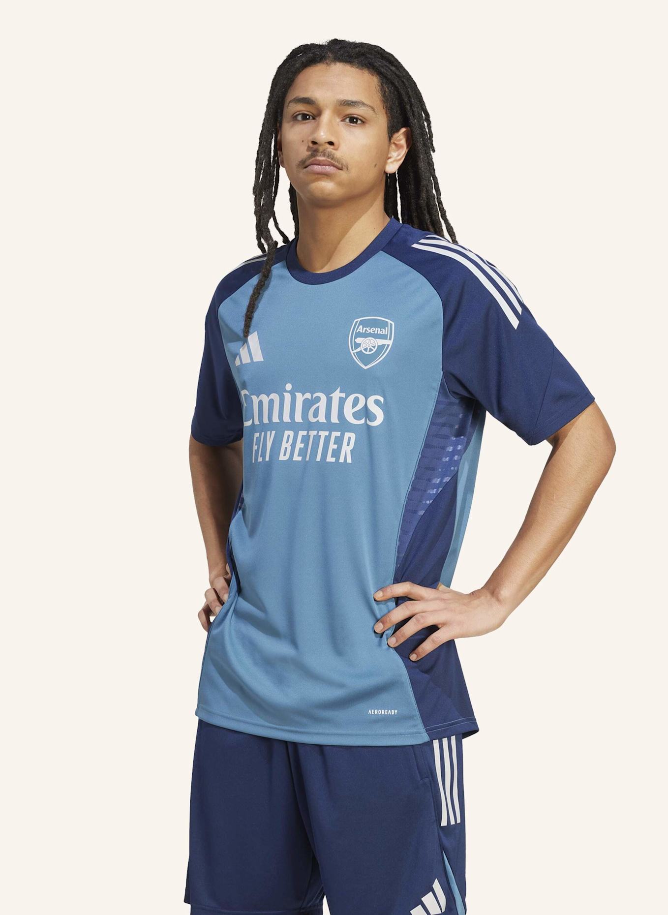 adidas ARSENAL TIRO 25 COMPETITION TRAININGSTRIKOT: BLAU