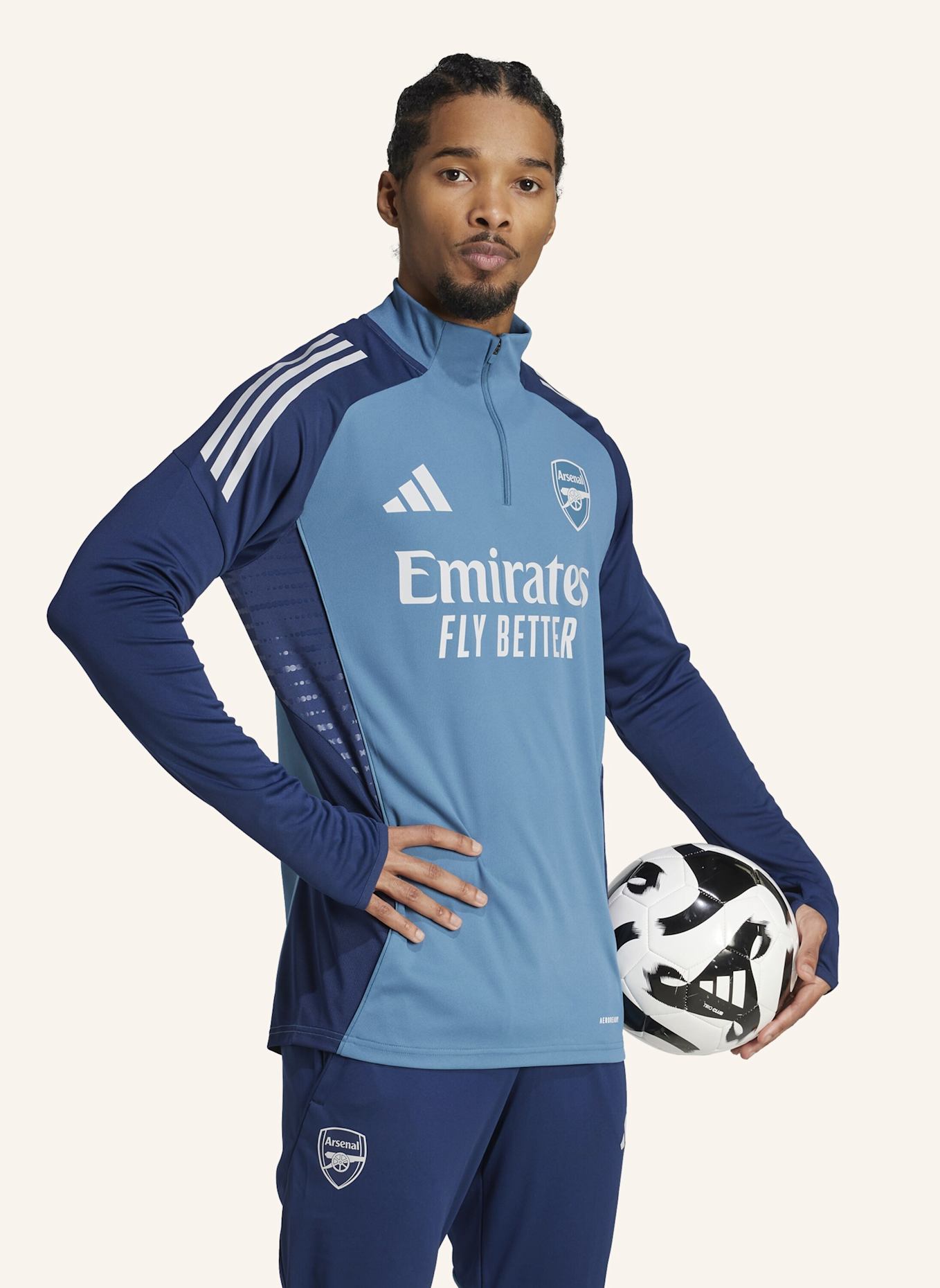 adidas FC ARSENAL TIRO 25 COMPETITION TRAININGSOBERTEIL: BLAU