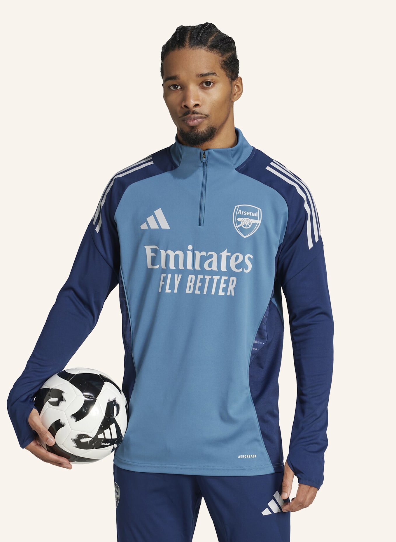 adidas FC ARSENAL TIRO 25 COMPETITION TRAININGSOBERTEIL: BLAU