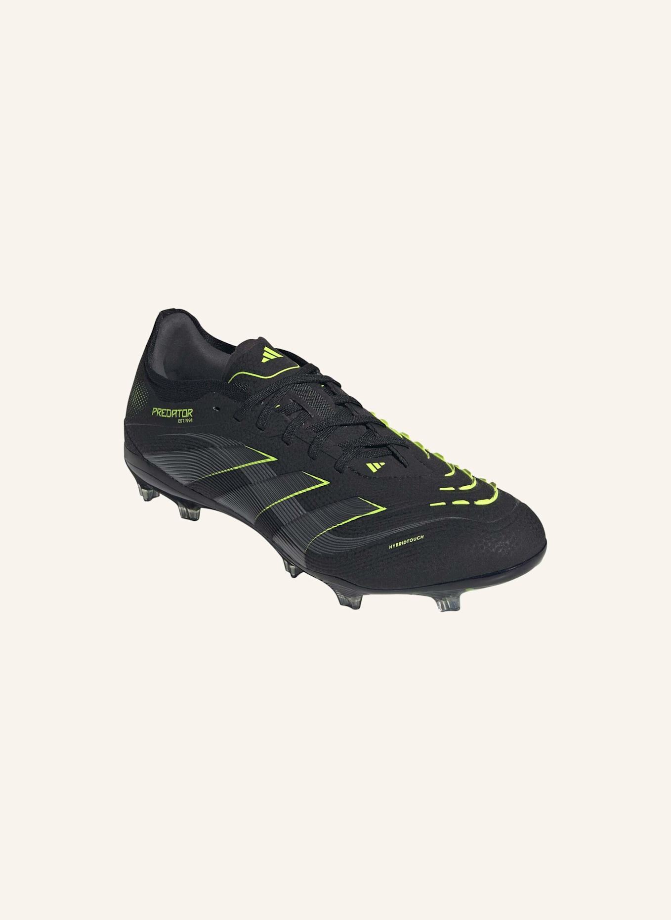 adidas PREDATOR PRO FESTE BÖDEN FUSSBALLSCHUHE: SCHWARZ/ GRAU/ GELB